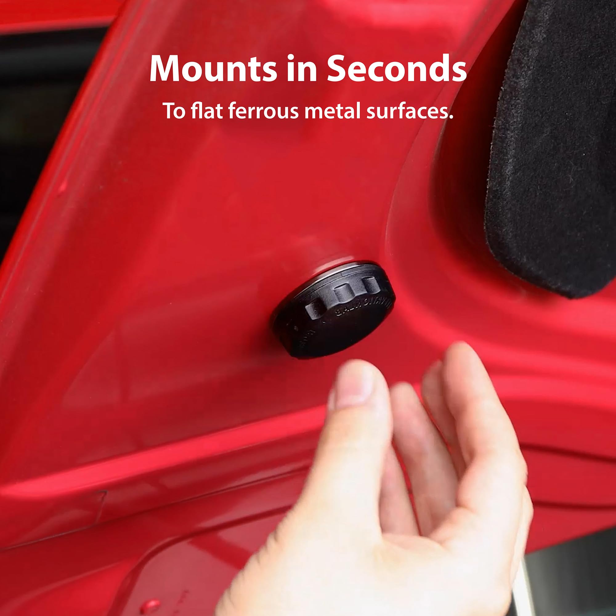 Elevation Lab TagVault™ AirTag Magnetic Case - The First Waterproof AirTag Magnet Holder | Ultra-Strong Oversized Neodymium Magnet, Discreet, Easy Screw-On Design