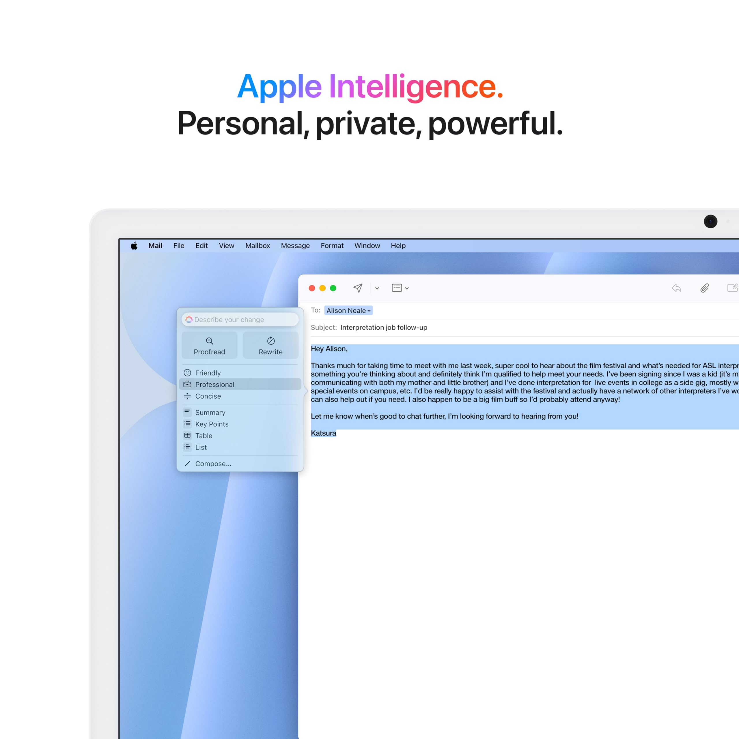 Apple 2024 iMac All-in-One Desktop Computer with M4 chip with 10-core CPU and 10-core GPU: Built for Apple Intelligence, 24-inch Retina Display, 16GB Unified Memory, 256GB SSD Storage; Blue