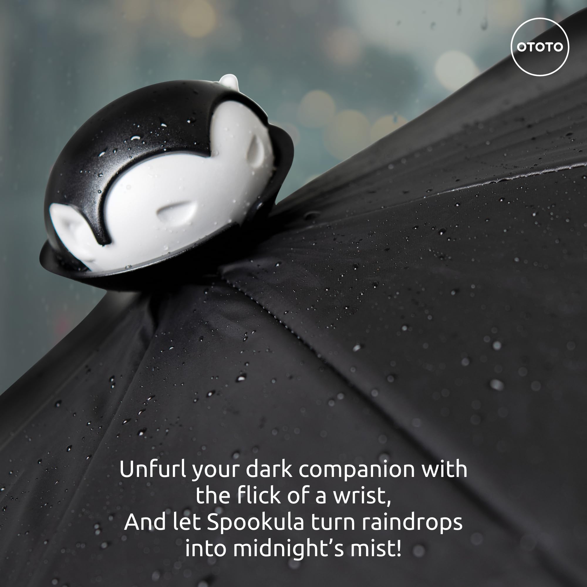 OTOTO NEW! Spookula Vampire Umbrella, Halloween Gifts, Unique Umbrella, Spooky Gifts, Goth Accessories, Dracula Cool Gifts, Gothic Umbrella, Black and White Umbrella, Umbrella Cute, Rain Umbrella