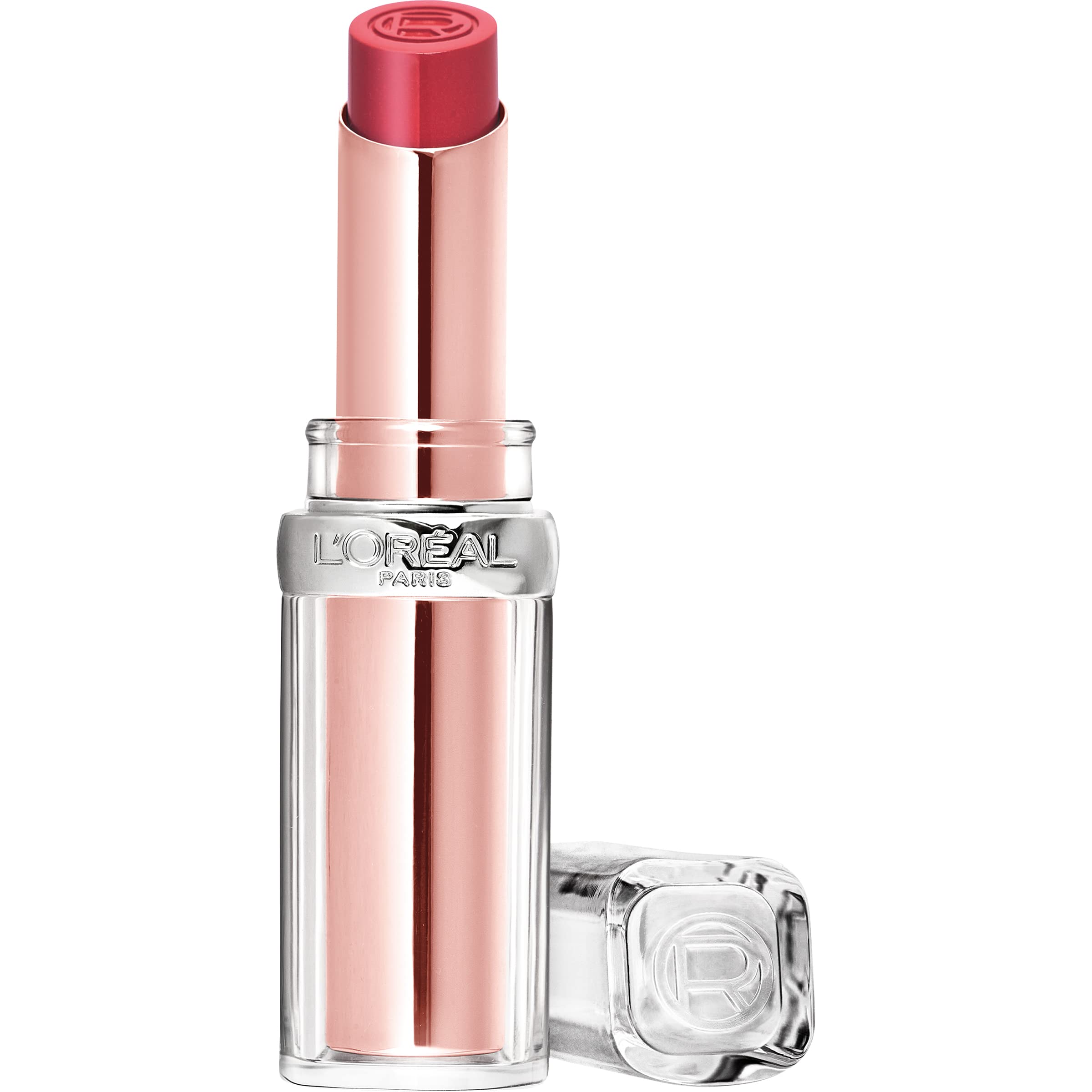 L'Oreal Paris Glow Paradise Hydrating Balm-in-Lipstick with Pomegranate Extract, Rose Mirage, 0.1 Oz