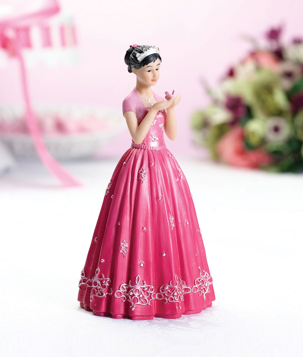Lillian Rose 6" Quinceanera Figurine, Multicolor