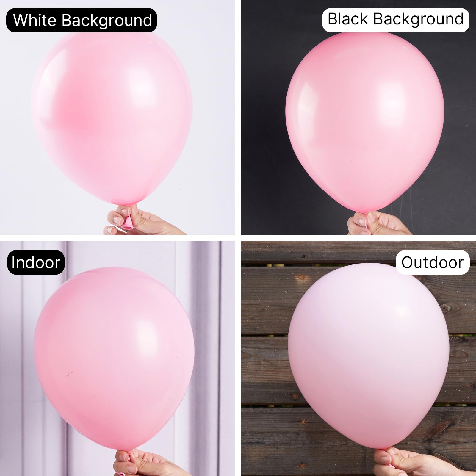 PartyWoo Light Pink Balloons 51 pcs 12 Inch Pastel Baby Pale Pink Latex Balloons for Baby Shower Gender Reveal Valentine's Day Engagement Wedding Princess Birthday Party Decorations Pink-Q05