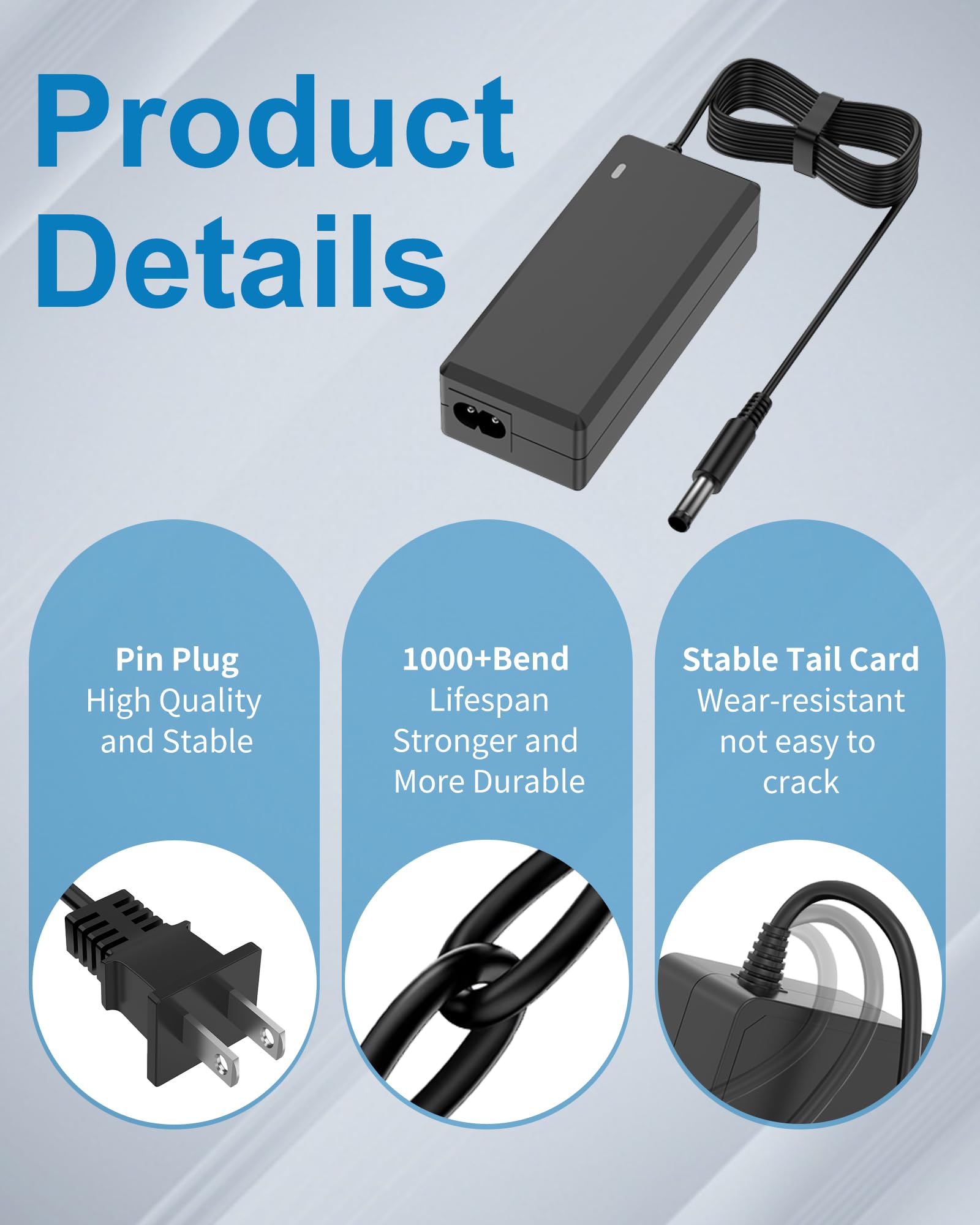 for Samsung Monitor Power Cord DC 14V 4A for Samsung SyncMaster 32” 27" 24" 22" 23" 20" 19" 18" 17" 15” Screen LED LCD TFT Monitor TV Power Supply Cord