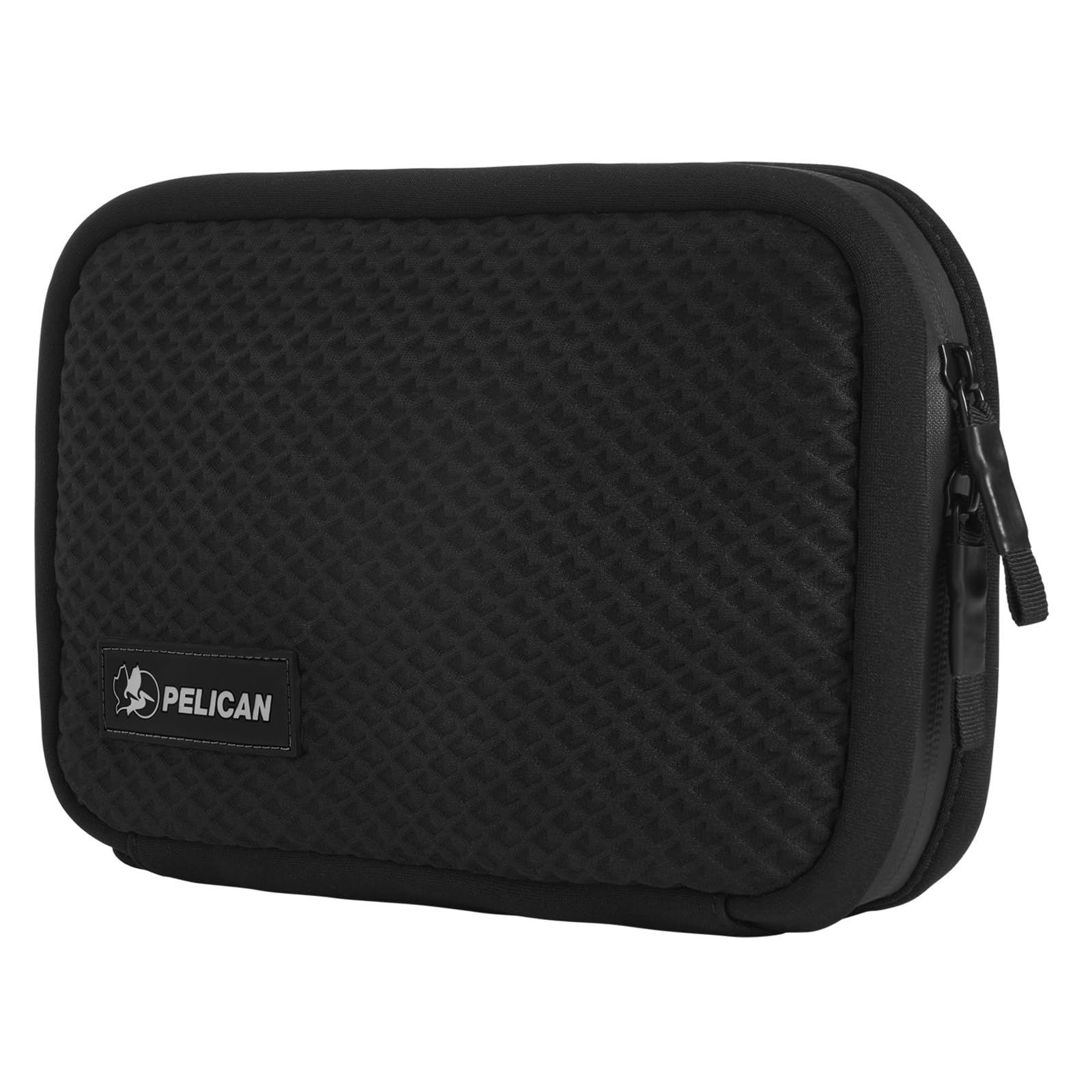 Pelican Electronic Organizer Travel Case - Portable Tech Pouch with Multiple Storage Mesh Pockets for Cables, Chargers, Power Bank, AirPods - Cord Organizer and Airplane Travel Essentials Bag - Black