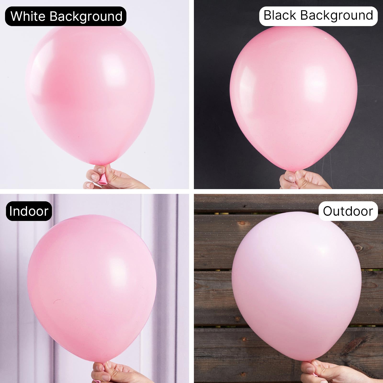 PartyWoo Light Pink Balloons 100 pcs Different Sizes of 36 18 12 10 5 Inch Pastel Baby Pale Pink Balloon Arch Kit Garland for Baby Shower Valentine's Day Princess Birthday Party Decorations Pink-Y48