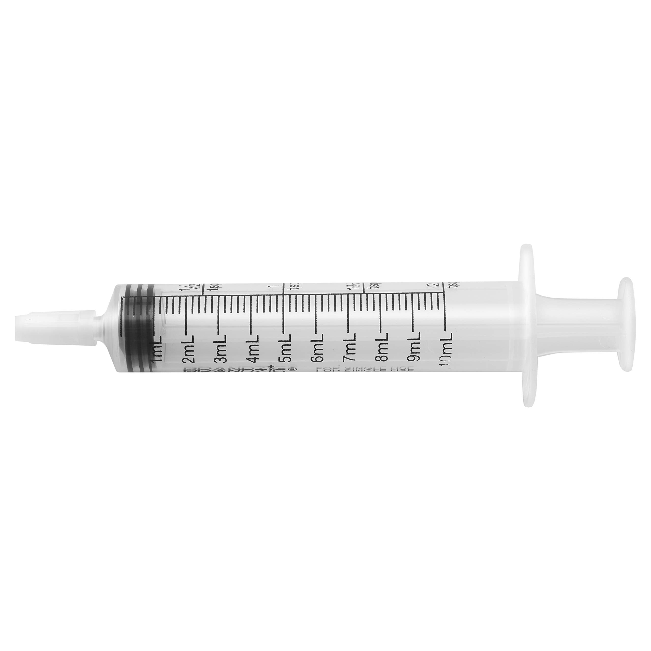 10ml Oral Syringe With Cap (100 Pack) | Oral Dispenser Without Needle, Luer Slip Tip | Individually Wrapped Medicine Dropper For Infants & Pets