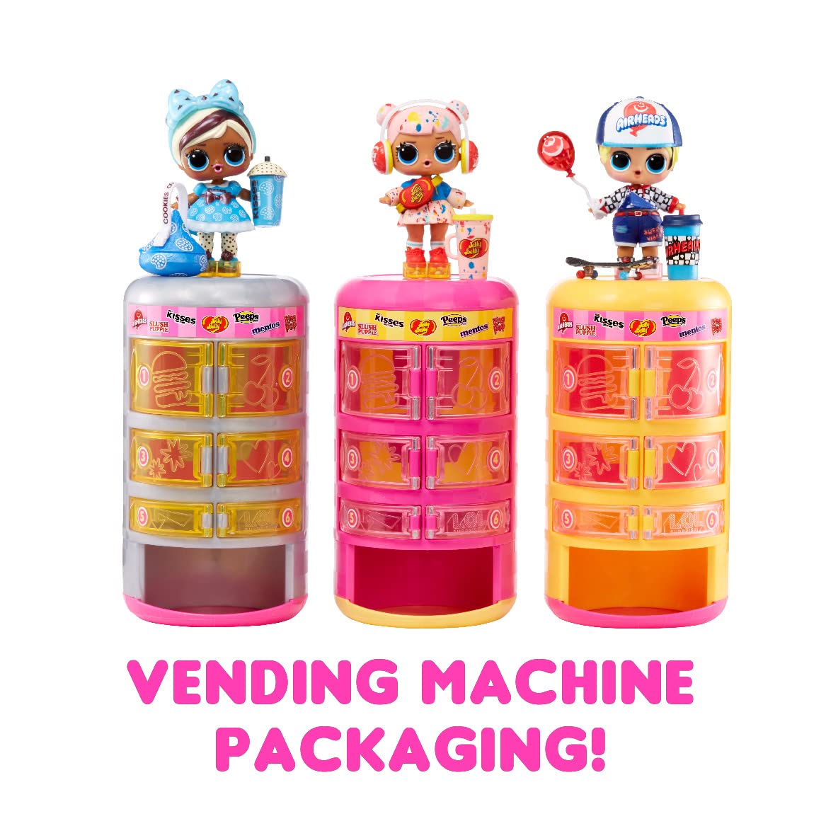 L.O.L. Surprise! Loves Mini Sweets Surprise-O-Matic Series 2 with 8 Surprises, Accessories, Limited Edition Doll, Candy Theme, Collectible Doll- Great Gift for Girls Age 4+