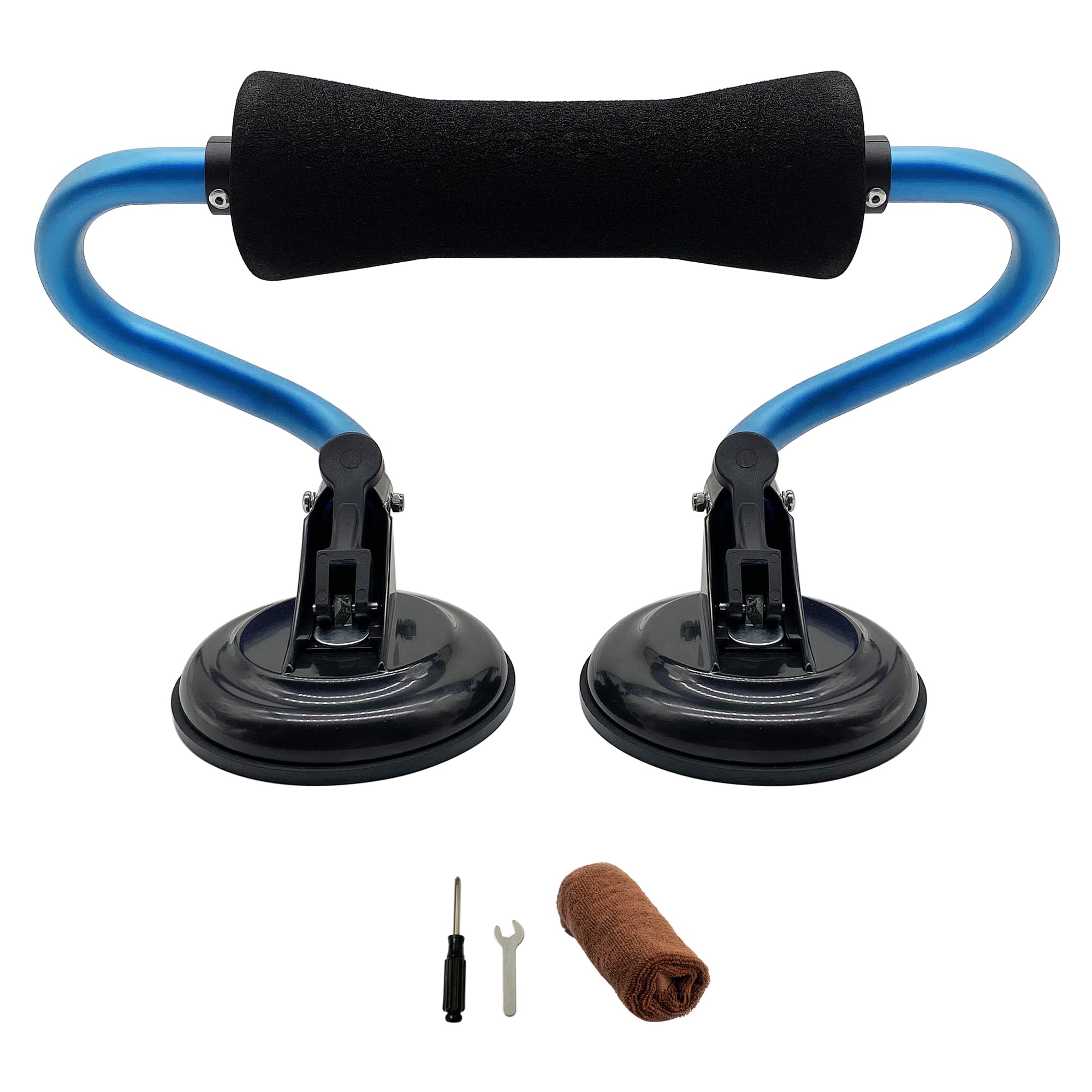 TOURFUN Kayak Roller, Kayak Load Assist for Car SUV Suction Mounted Roof Roller Loader