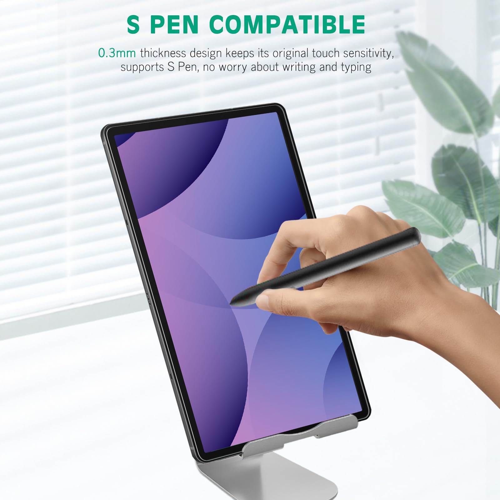 apiker [2-Pack] Screen Protector for Samsung Galaxy Tab S10 Plus/S9 Plus/S9 FE Plus/S7 FE 5G/S8 Plus 12.4 inch, 9H Tempered Glass for Galaxy Tab S10+/S9+/S9 FE+/S7 FE