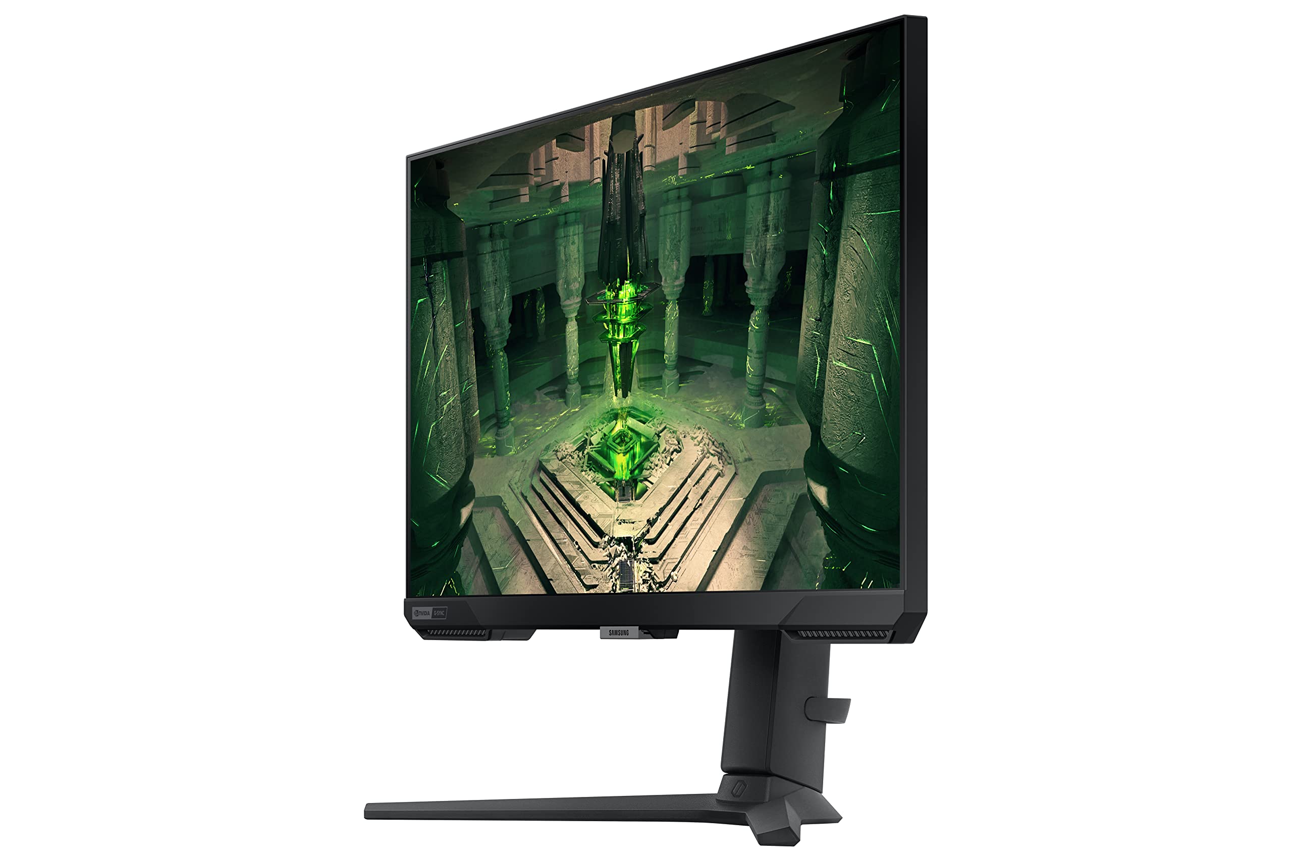 SAMSUNG 25" Odyssey G4 Series FHD Gaming Monitor, IPS, 240Hz, 1ms, G-Sync Compatible, AMD FreeSync Premium, HDR10, Ultrawide Game View, DisplayPort, HDMI, Fully Adjustable Stand, LS25BG402ENXGO