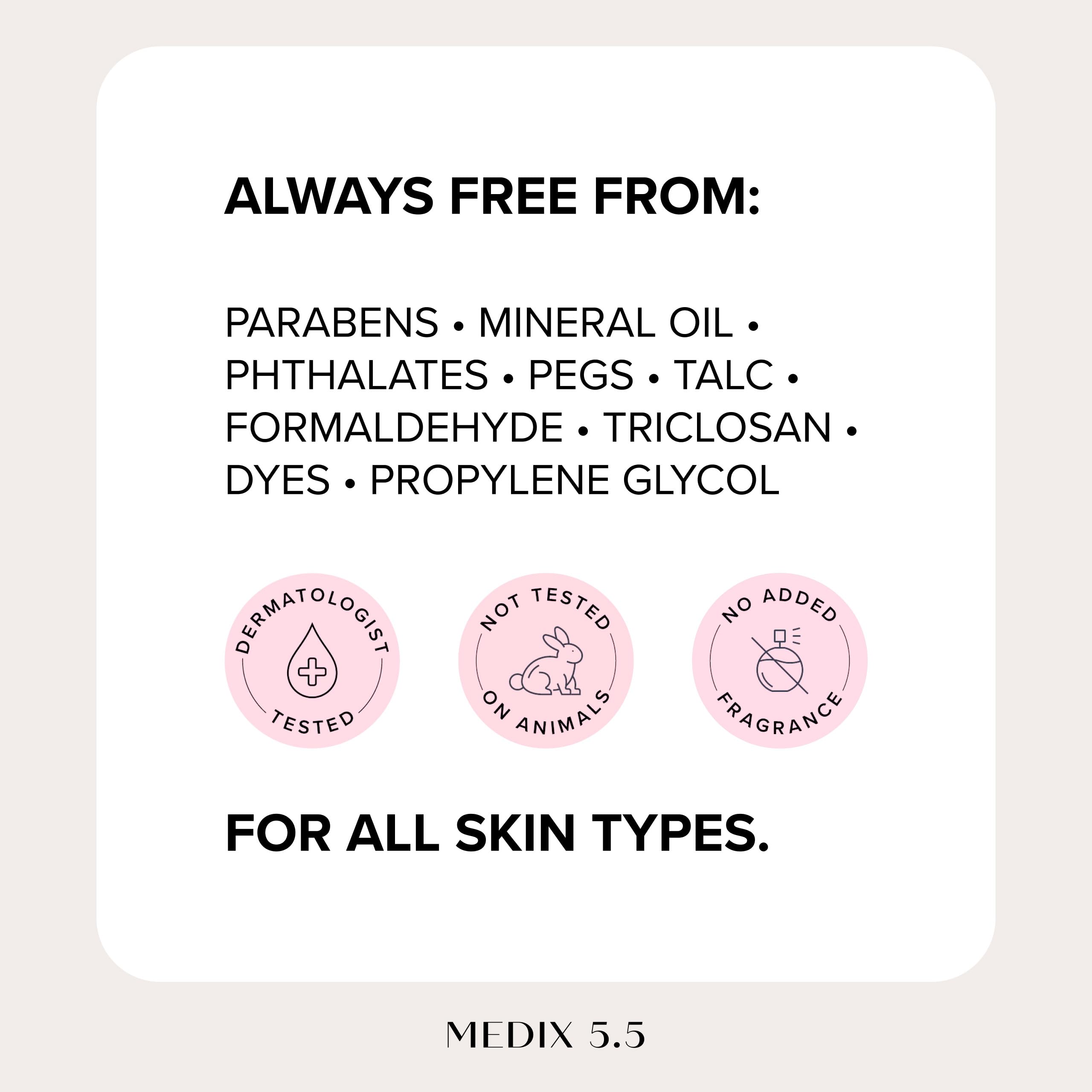 Medix 5.5 Fragrance Free Retinol Body Lotion Crepey Skin Care Treatment | Skin Firming Body & Face Moisturizer | Anti Aging Retinol Cream For Face Targets Crepe Skin, Wrinkles, & Loose Skin, 15 Fl Oz