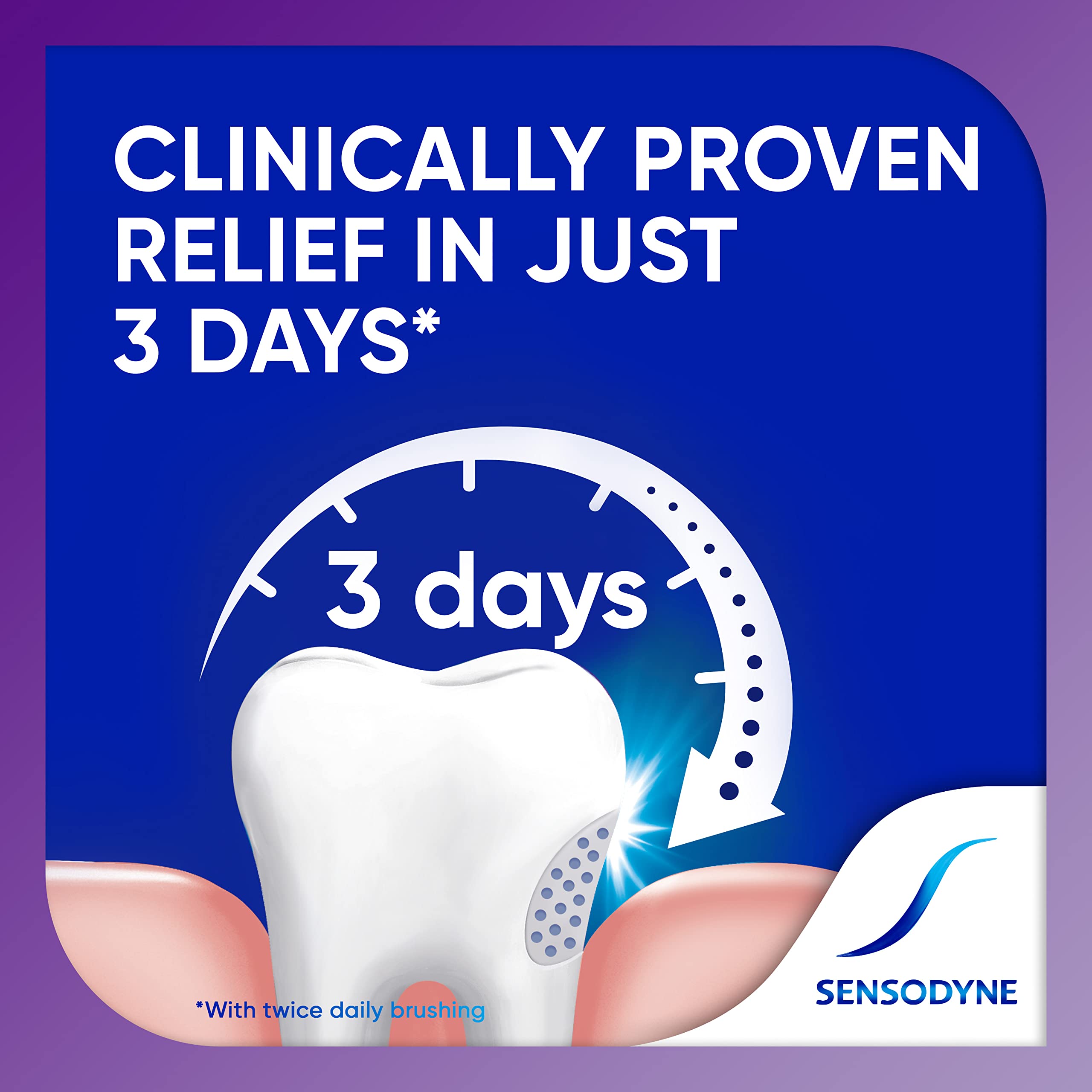 Sensodyne Rapid Relief Sensitive Toothpaste, Cavity Prevention and Sensitive Teeth Treatment - 3.4 Ounces