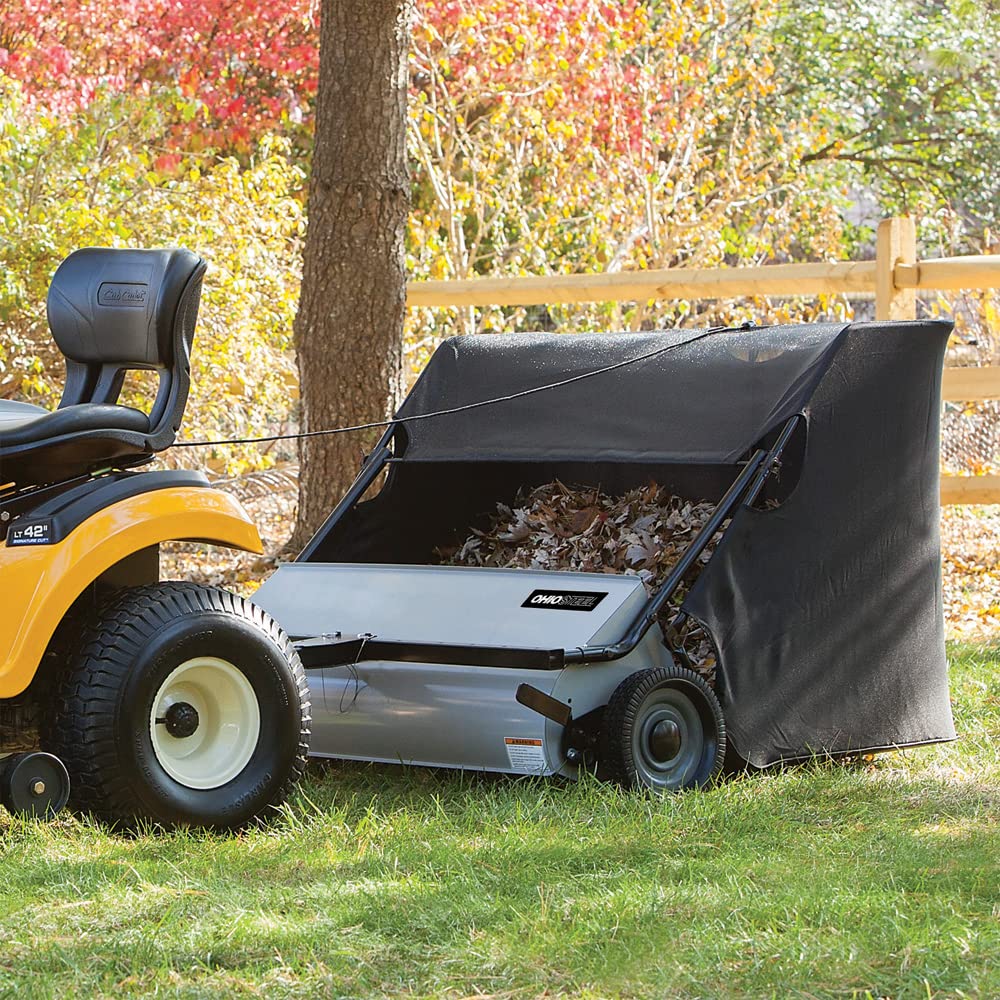 Ohio Steel 4222V2 Lawn Sweeper, 22 cu.ft, Gray