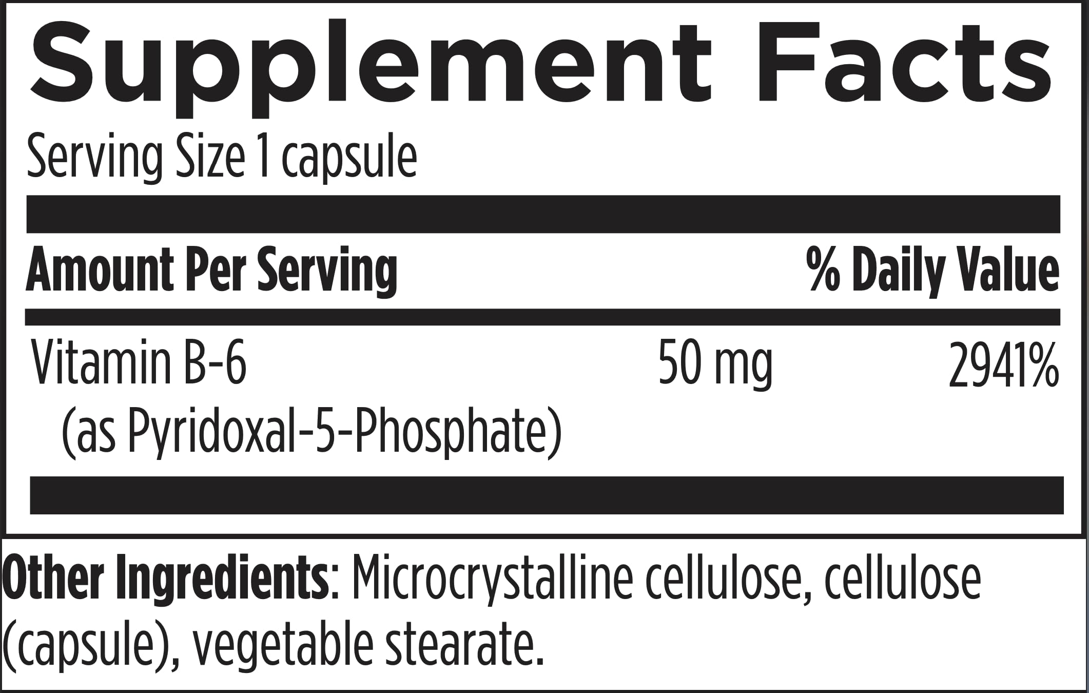 Designs for Health P-5-P - 50mg Vitamin B6 (P5P Pyridoxal-5-Phosphate) Supplement - Non-GMO, Vegan B-6 (120 Capsules)