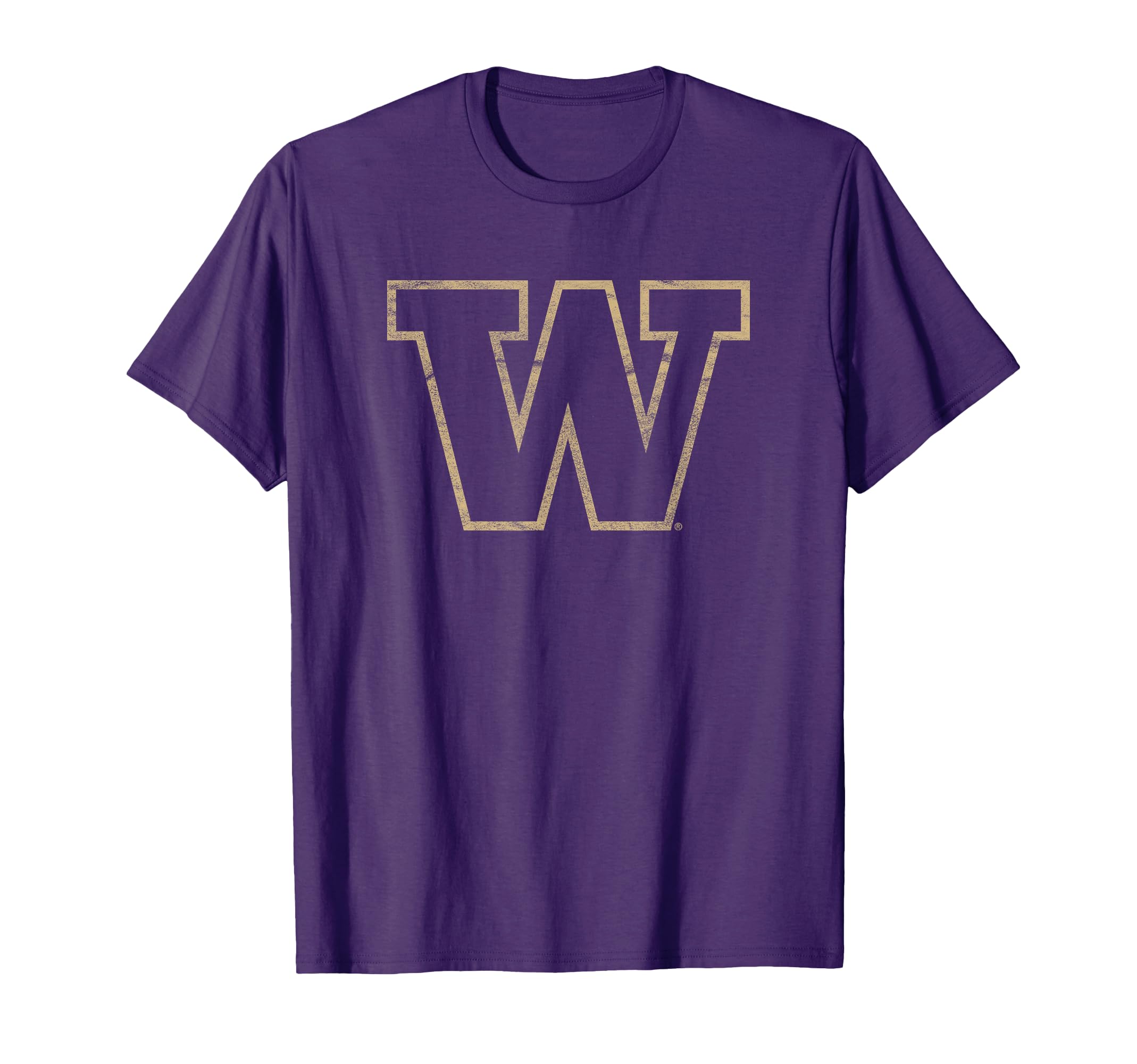 University of Washington Huskies Distressed Primary Logo T-Shirt