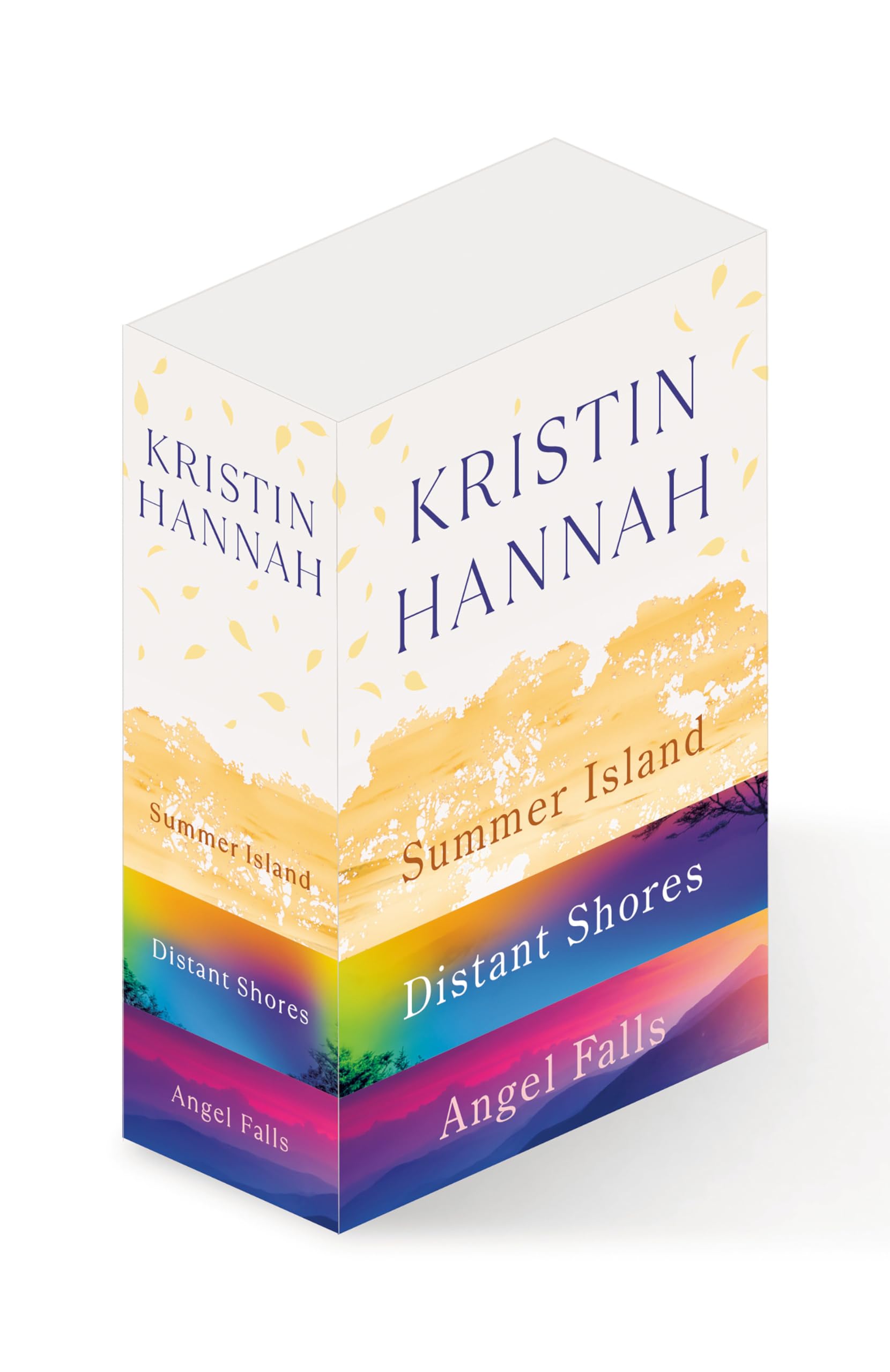 Kristin Hannah 3-Book Boxed Set: Summer Island, Distant Shores, Angel Falls