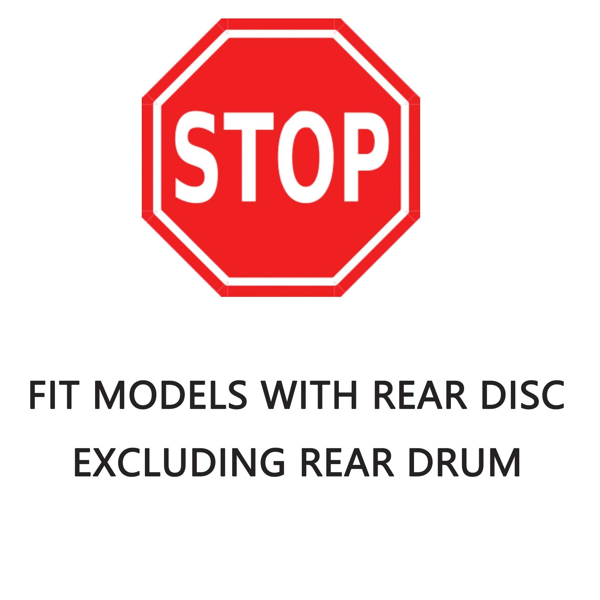 Detroit Axle - Brake Kit for Chevrolet Malibu HHR Pontiac G6 G5 Saturn Aura Disc Brake Rotors Ceramic Brakes Pads with Hardware Replacement : 11.65" inch Front and 10.63" inch Rear Rotor