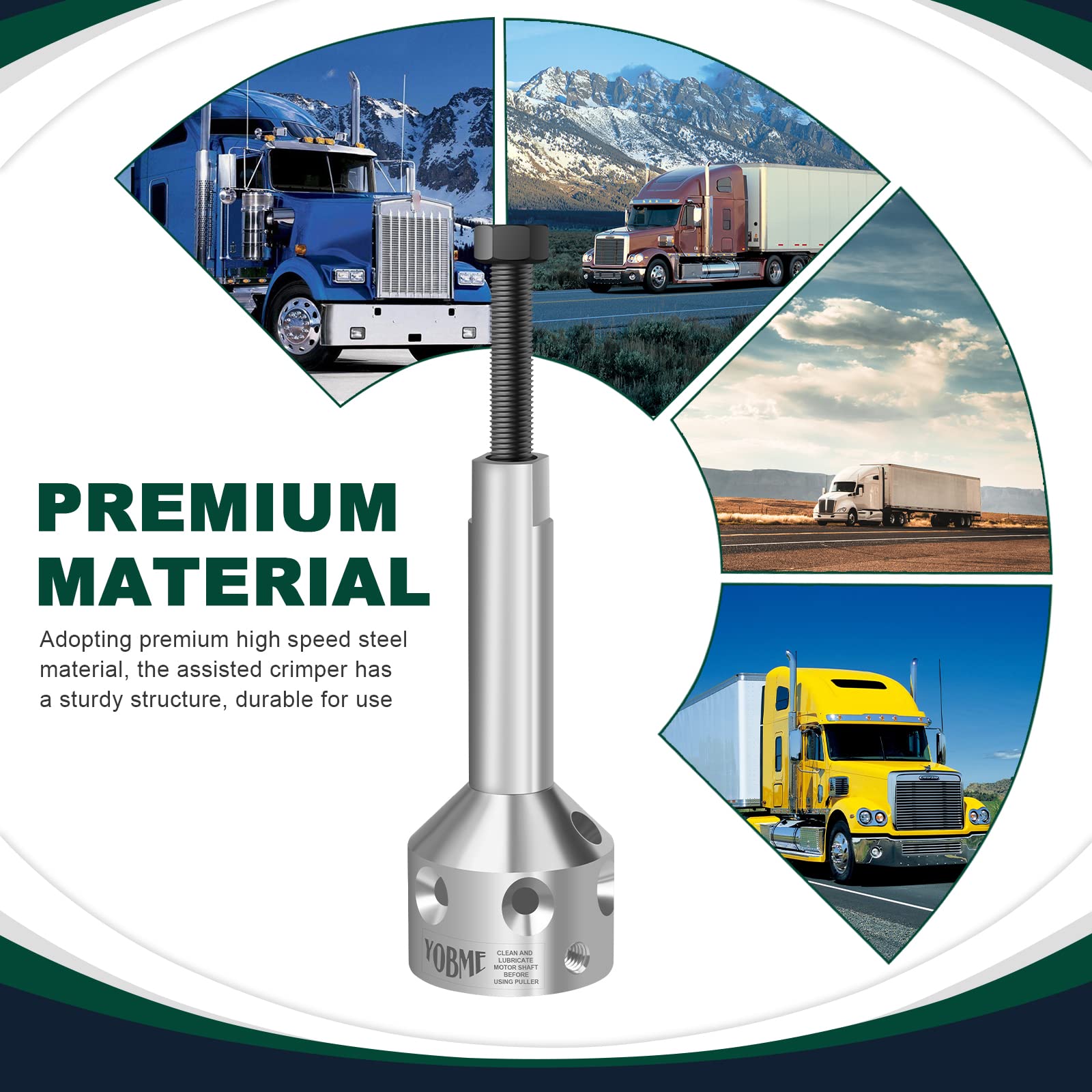 UP-1 Ultimate Hub Fan Blade Blower Wheel Puller Perfect for 5/8" Belt Drive and 1/2" Or Less Direct Drive Motor Shafts