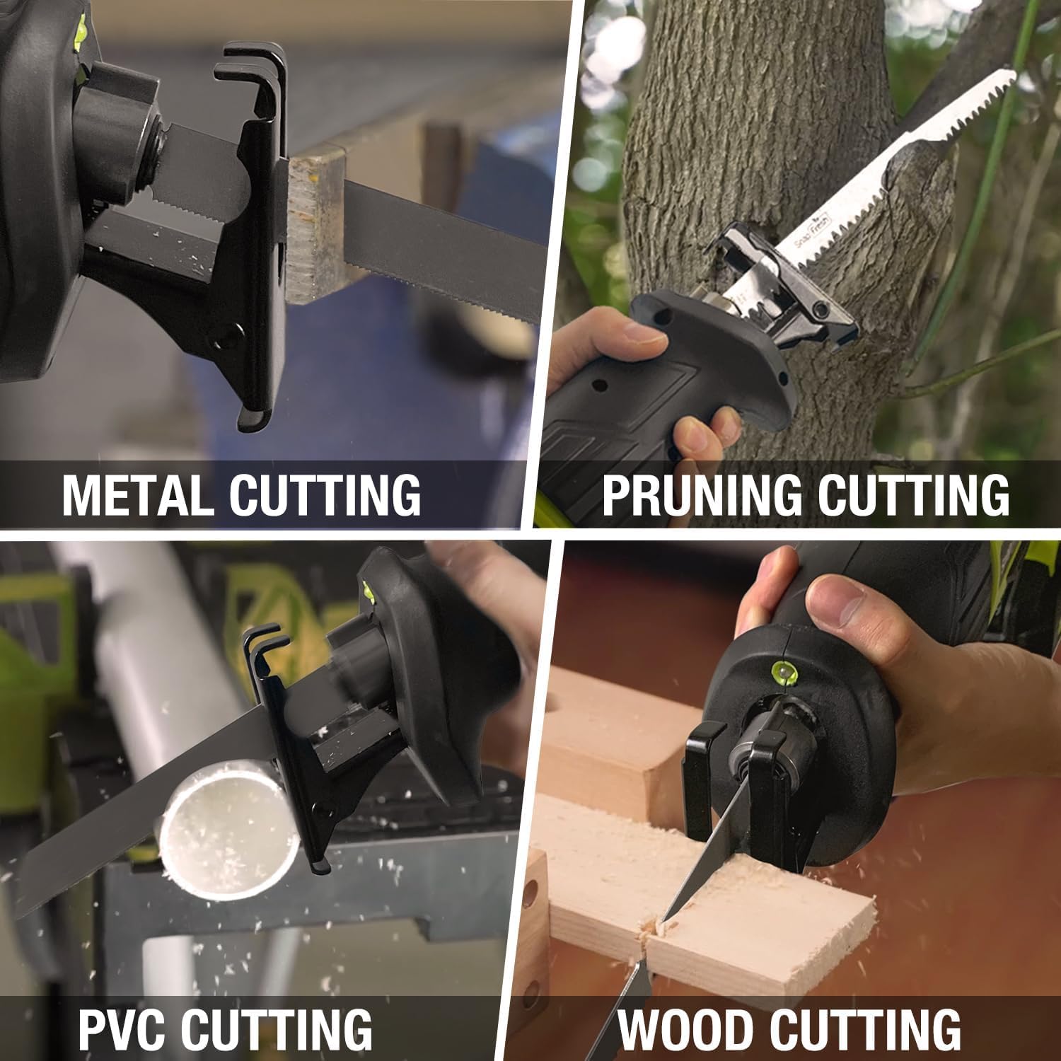 SnapFresh 20V Cordless Reciprocating Saw –3000 SPM, Variable Speed Trigger, Tool-Free Blade Change, LED Light, Lightweight & Compact for Wood, Metal, Plastic, 2.0Ah Battery & Fast Charger Included