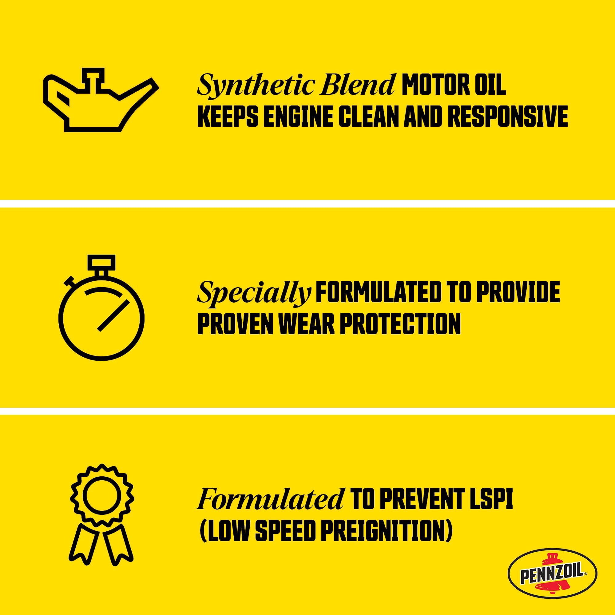 Pennzoil Conventional 10W-40 Motor Oil (5-Quart, Single)