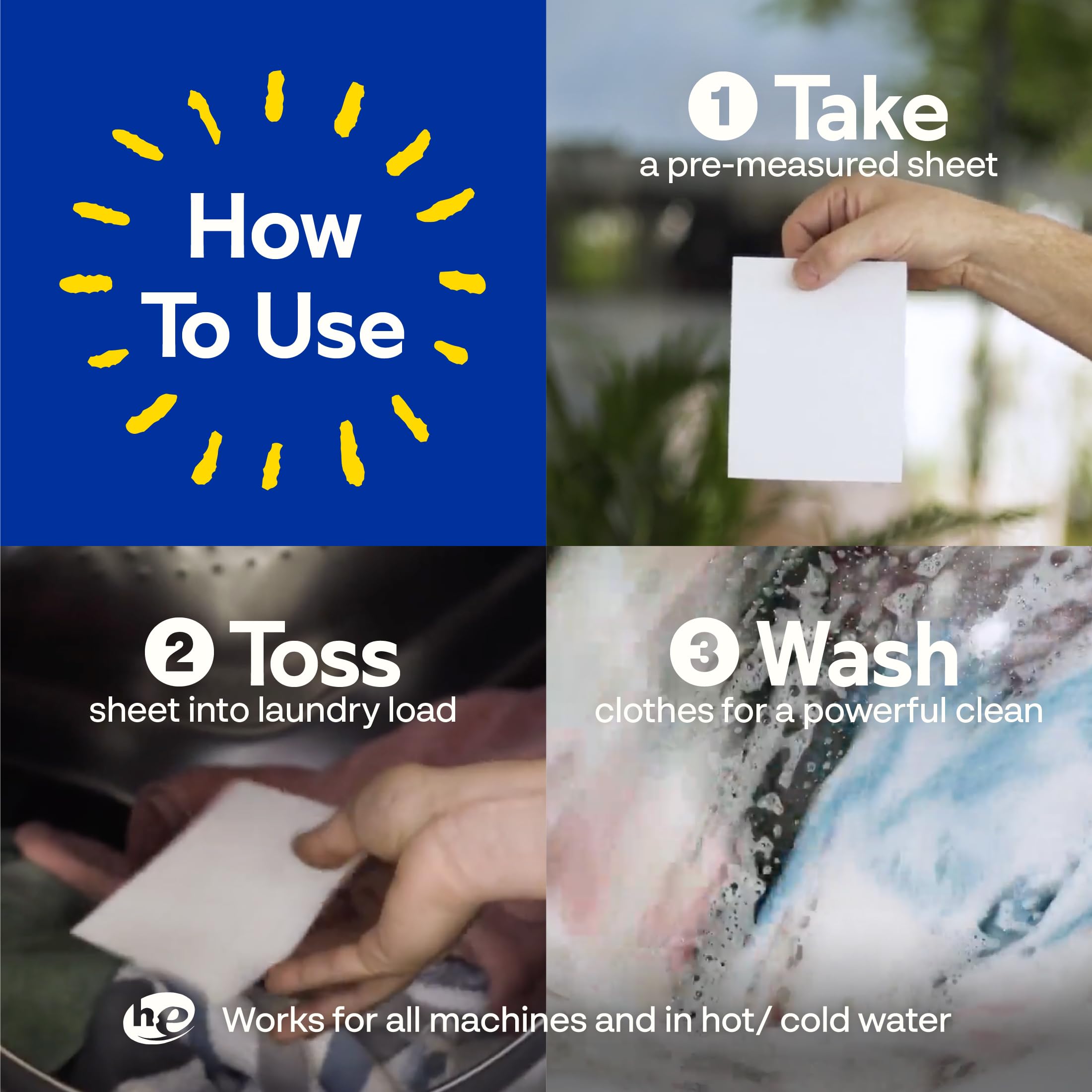 Earth Breeze Laundry Detergent Sheets - 90 Detergent Sheets - (3 Pack) 30 Sheets Per Pack - 180 Loads - Concentrated Liquidless Laundry Soap - No Plastic Jug - Fresh Scent