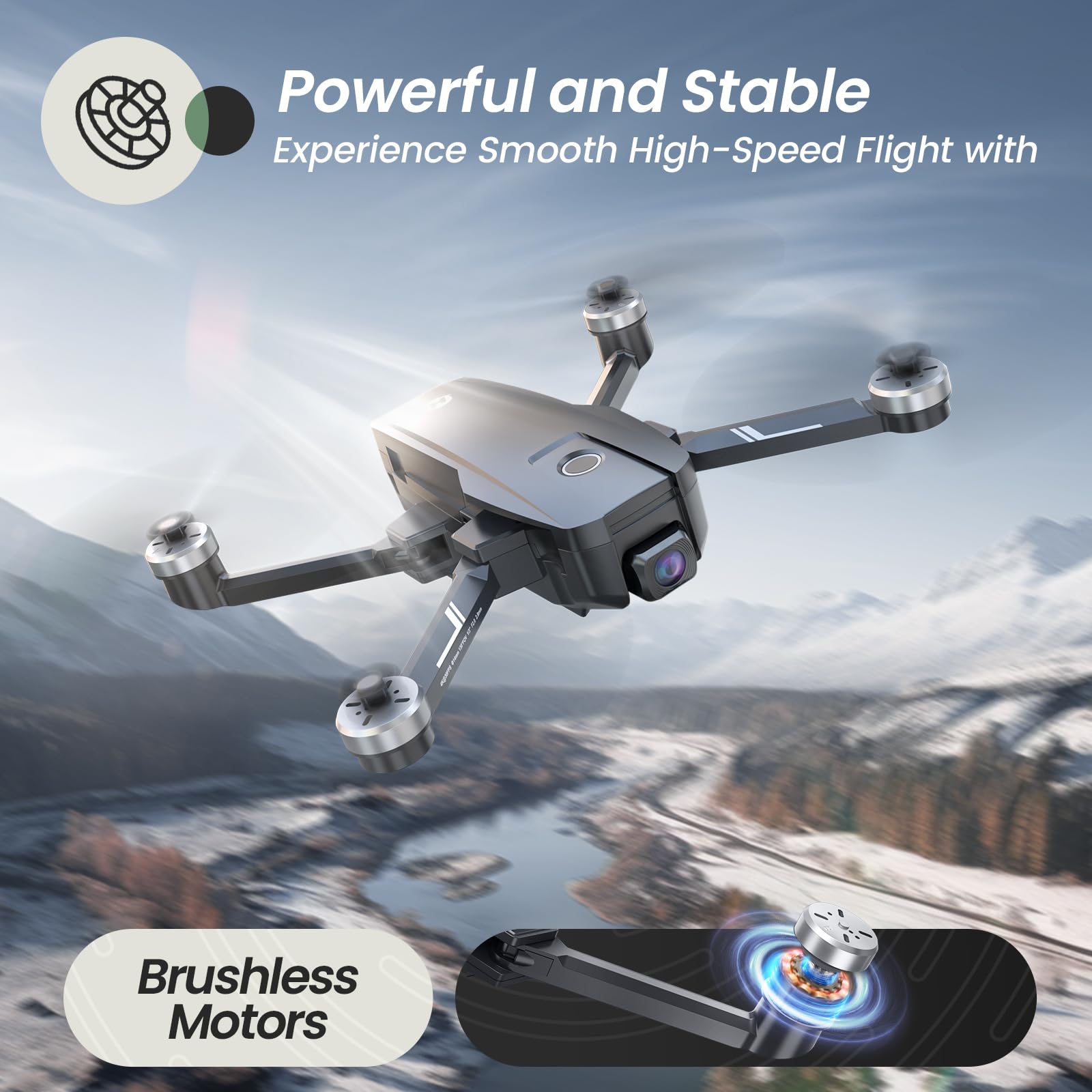 Holy Stone HS720E Drones with Camera for Adults 4K,Integrated Remote ID, 2 Batteries 46 Min Flight Time, 5GHz FPV Transmission, 130° FOV EIS Camera,Drone with 4K/30FPS Video,Brushless Motor, Auto Return, Follow Me, GPS Drone for Beginner