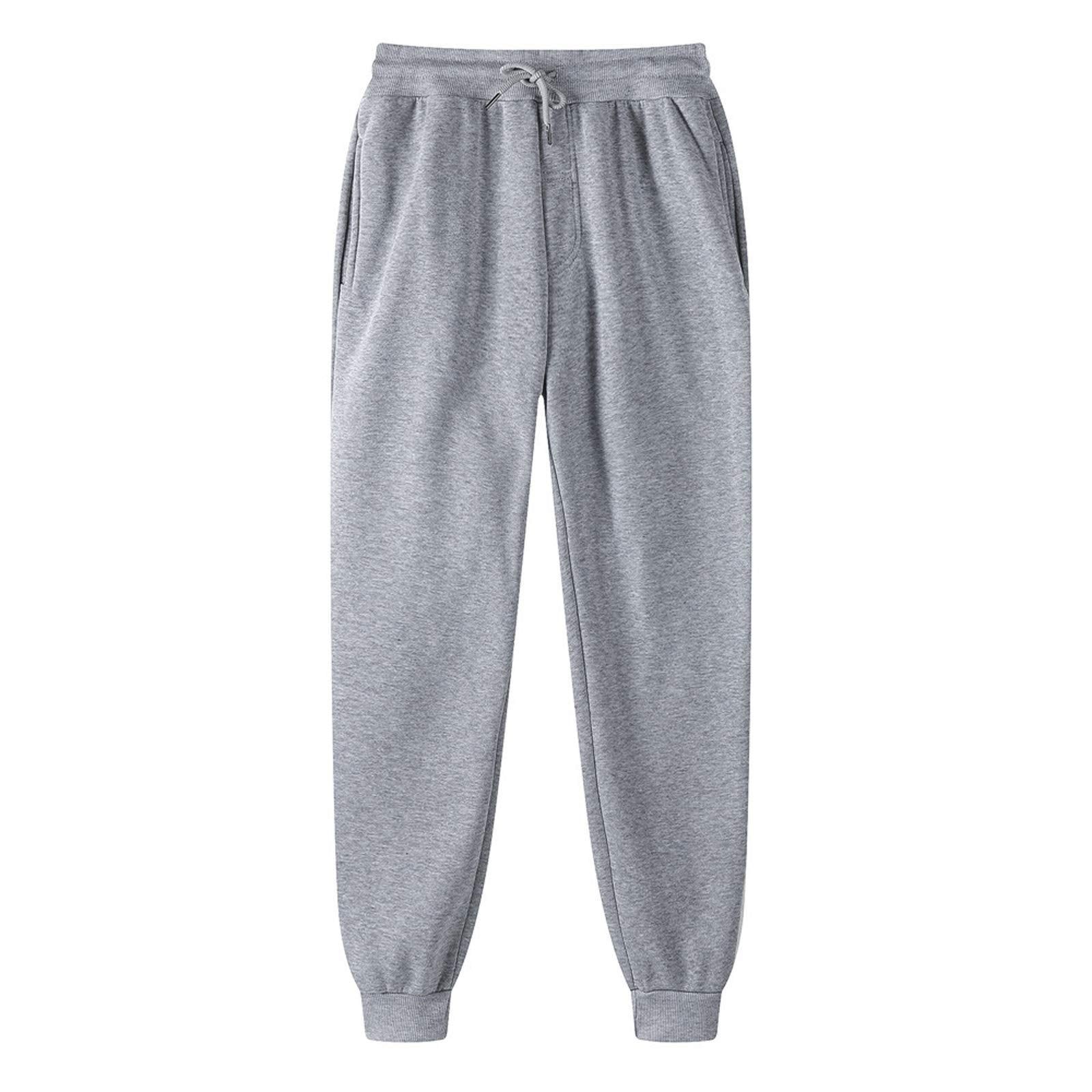 Clearance Womens Clothing Under 10 Dollars, Mens Sweatpants Casual Drawstring Fleece Sweat Pants Outdoor Stretch Sport Relax Fit Active Big and Tall Joggers Sweatpamts Men