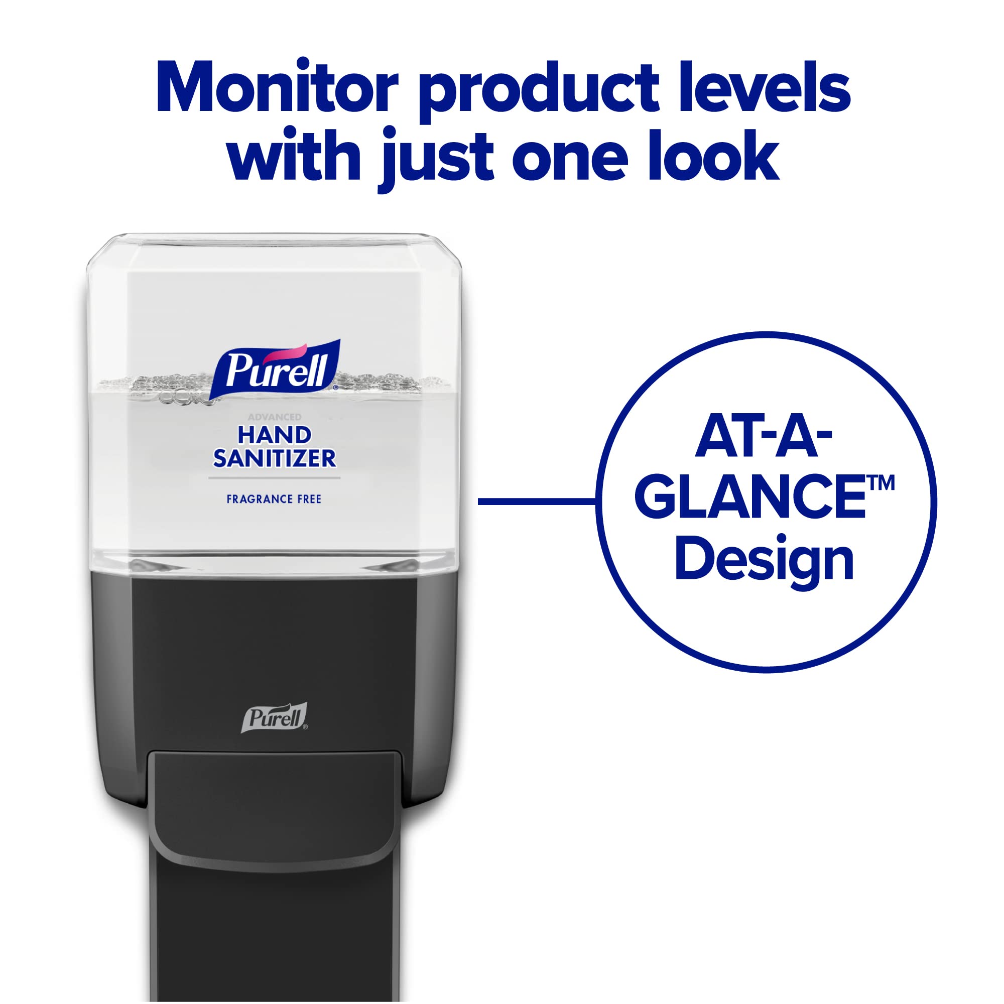 PURELL Advanced Hand Sanitizer Gentle & Free Foam, Fragrance Free, 1200 mL Refill for PURELL ES4 Manual Hand Sanitizer Dispenser (Pack of 2) - 5051-02