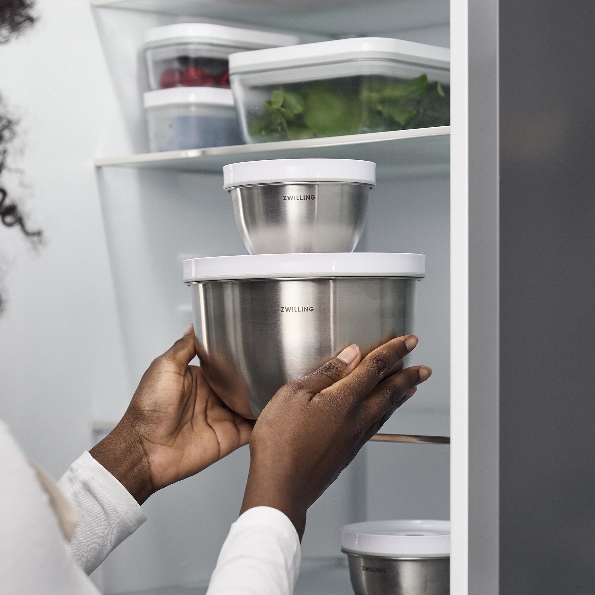 ZWILLING Fresh & Save BOWLS 3-pc Stainless Steel Vacuum Bowl Set