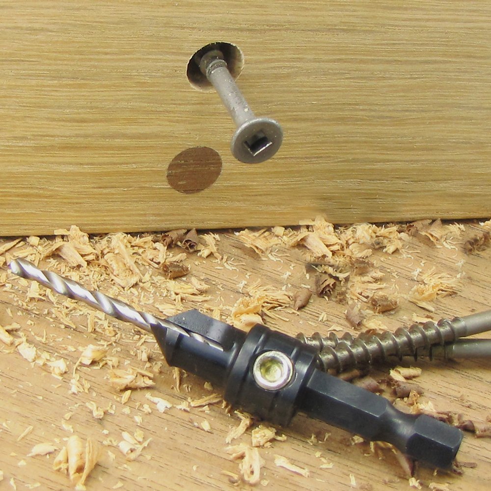 Make it Snappy Tools Quick-Change 5-Pc. Countersink Drill Bit Set. Proudly Made in The USA.