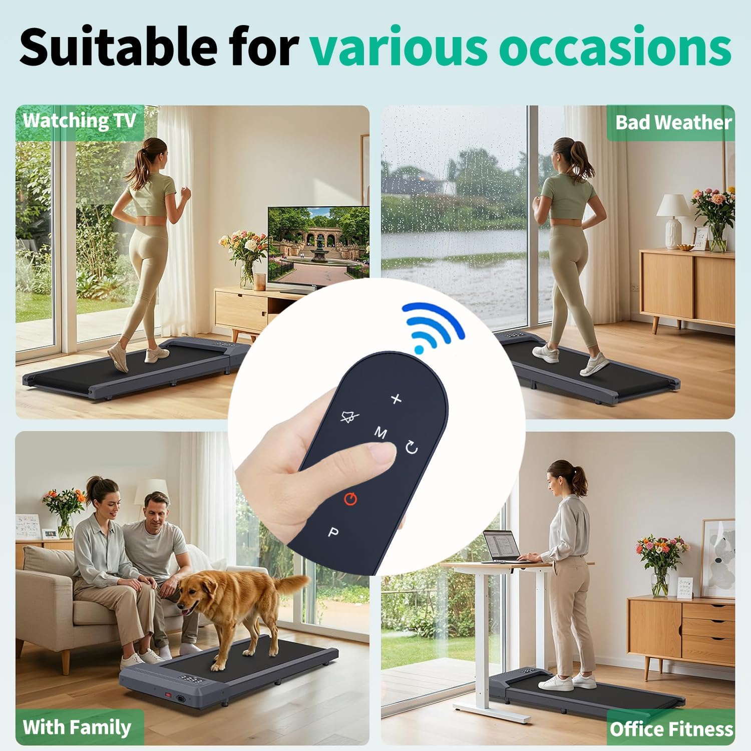 RETROSUN Replacement Walking Pad Remote Control for LIVIVOX LX-22-2B, EGORUN Q22-3, ActiveLife Q22, REDLIRO JK08F Max 2.5 HP Portable Under Desk Treadmill