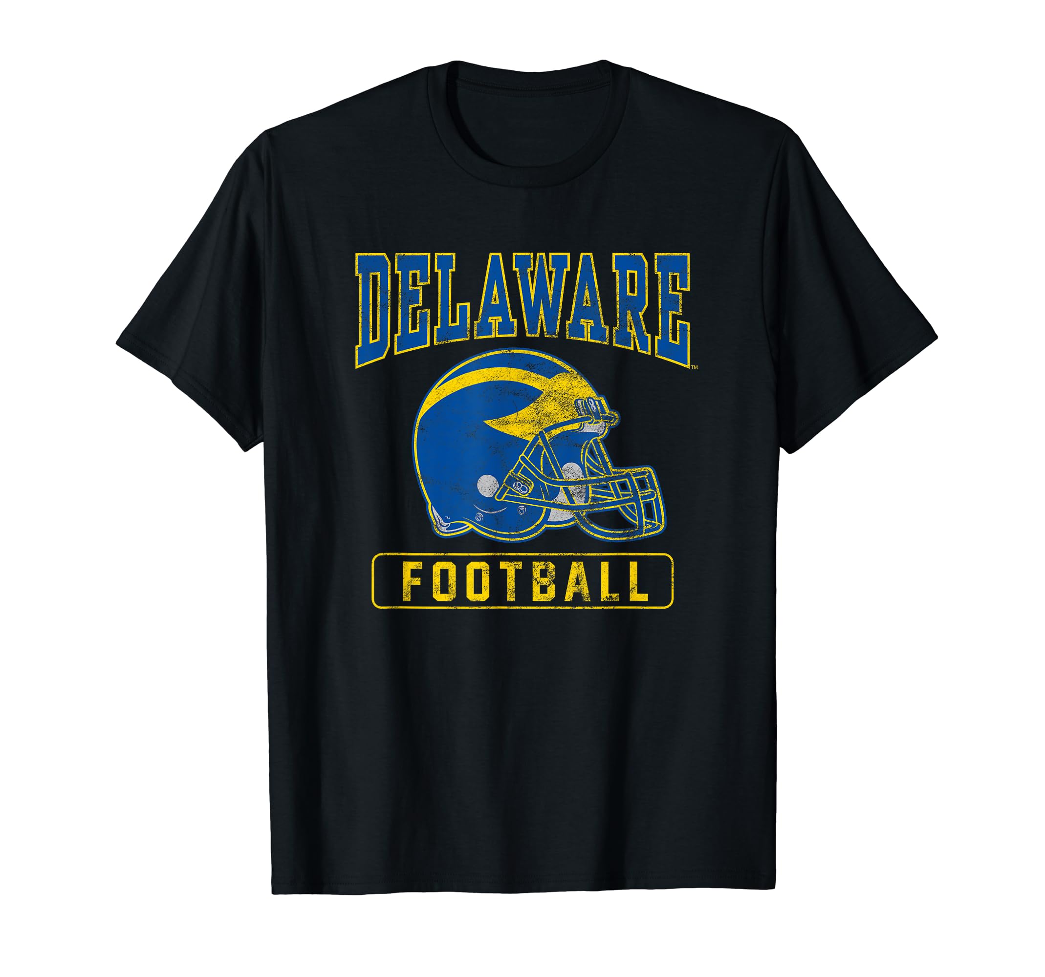 University of Delaware Blue Hens Football Helmet T-Shirt