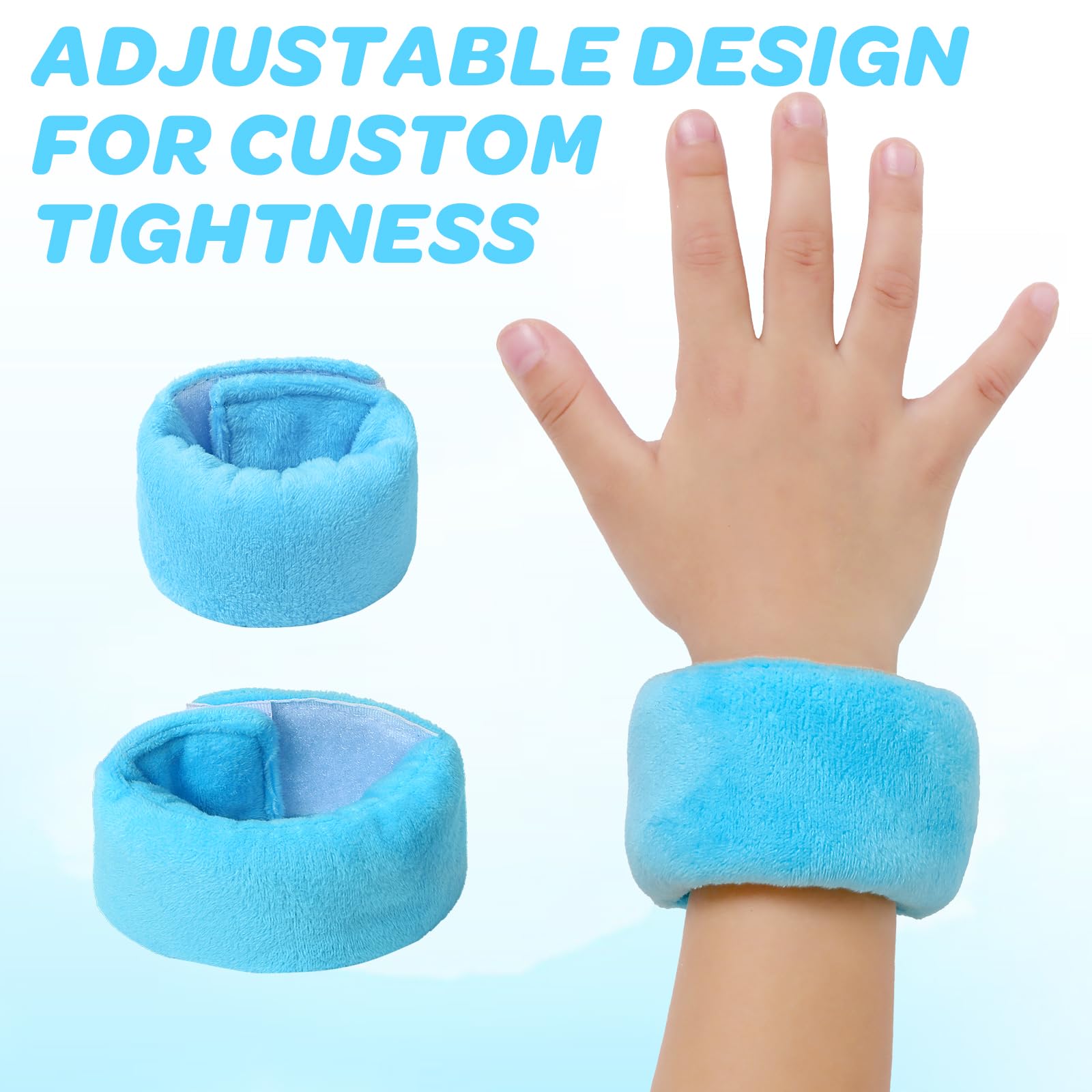 Two Pack Sensory Weighted Bracelets for Kids with SPD ADHD and Autism, Deep Pressure Input for Calming and Focus, Increase Hand Stability and Sensory Awareness