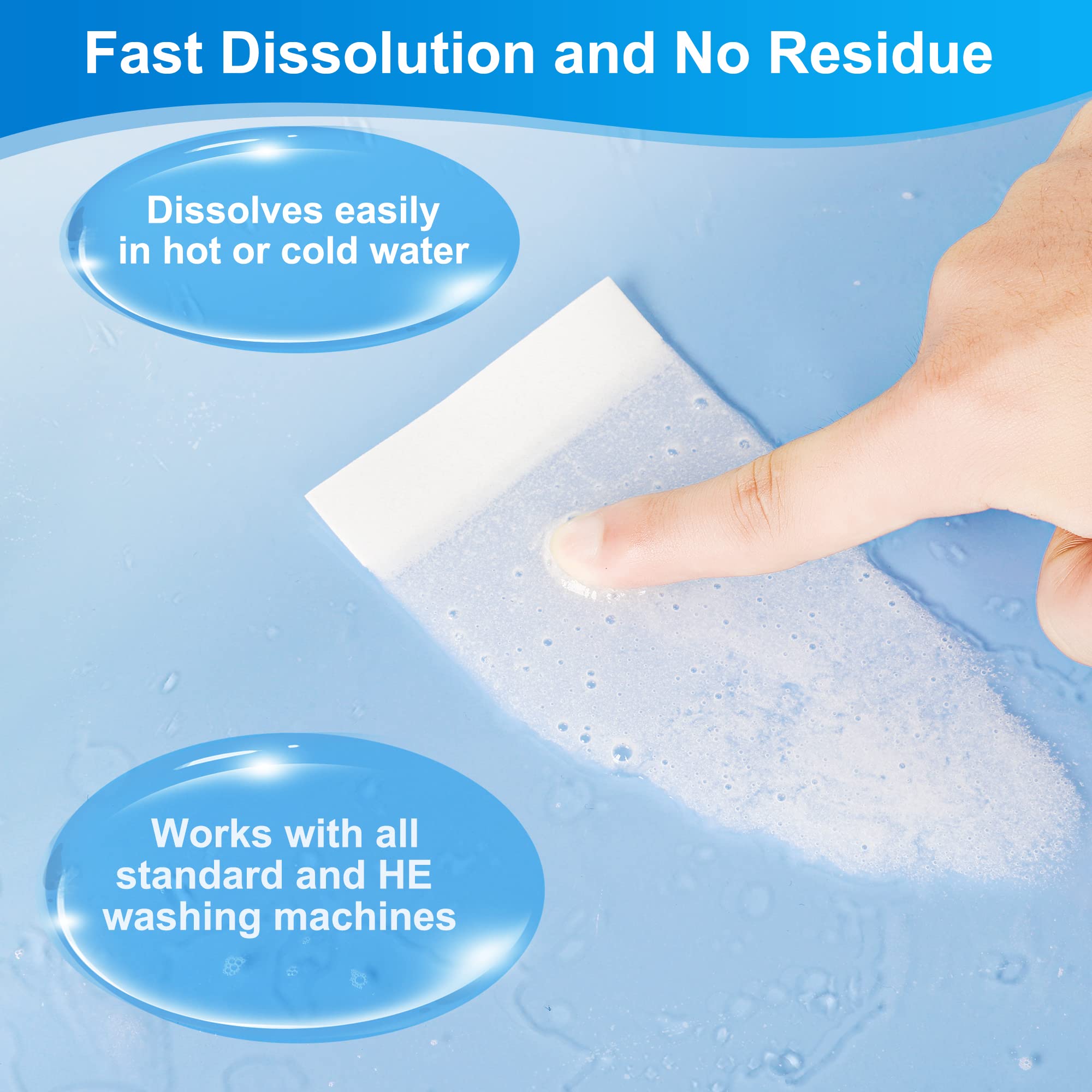 Laundry Detergent Sheets - 200 Sheets Fresh Linen Scent Washing Detergent Strips, Compact Lightweight Liquidless Eco-Friendly Hypoallergenic Portable Soap Sheets for Save Space and Travel 200 Loads