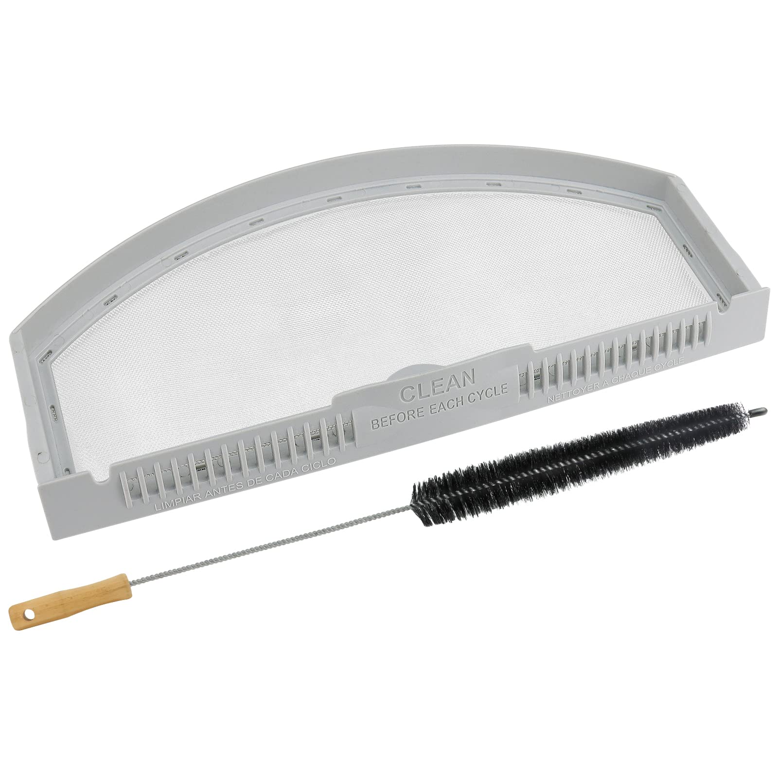 WE03X23881 Dryer Lint Screen Filter Replacement for GE Hotpoint GTD42EASJ2WW GTD33EASK0WW GTX22EASK0WW dryer lint filter - Stainless Steel we03x23881 ge dryer lint screen replacement by Techecook