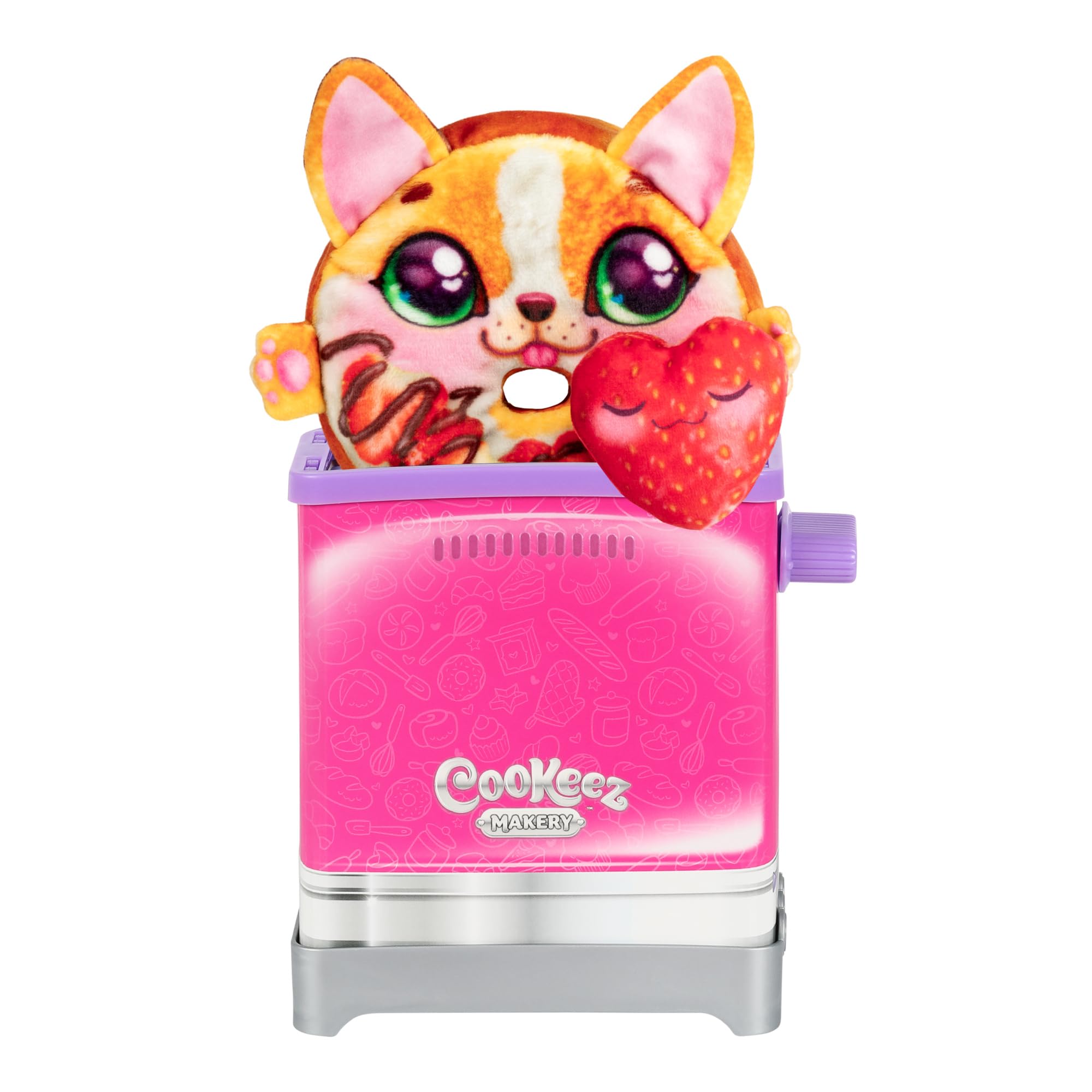 Cookeez Makery Toasty Treatz Toaster with Scented Plush - 2 Pack; Make A Soft and Squishy Surprise Plush Friend. Pop-in-Bread and See A Surprise Plush Pop Up!