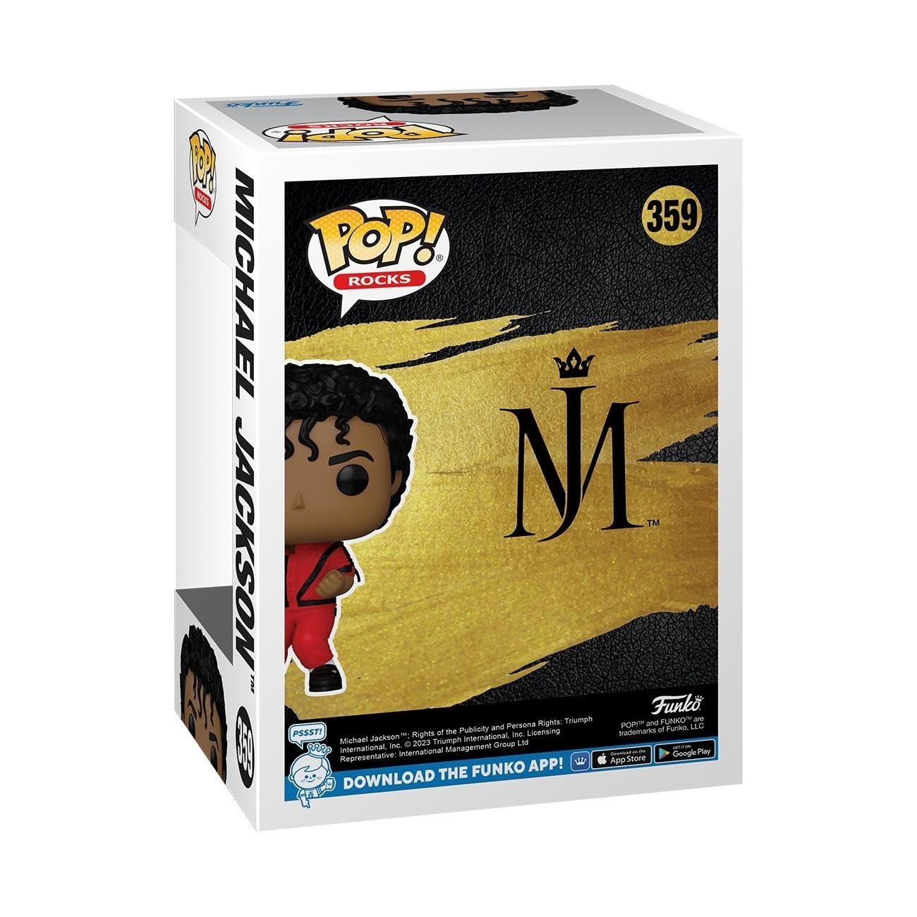 Funko POP! Rocks: Michael Jackson - (Thriller) - Collectable Vinyl Figure - Gift Idea - Official Merchandise - for Kids & Adults - Music Fans - Model Figure for Collectors and Display