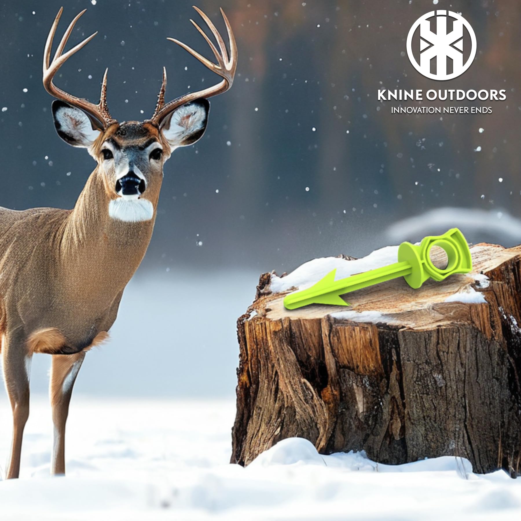 KNINE OUTDOORS Field Dressing Kit with Deer Drag Harness and Butt-Out Tool, Hunting Accessories for Men, Deer Hunting Gear, Big Game Dressing Tool, Heavy Duty Deer Drag Strap