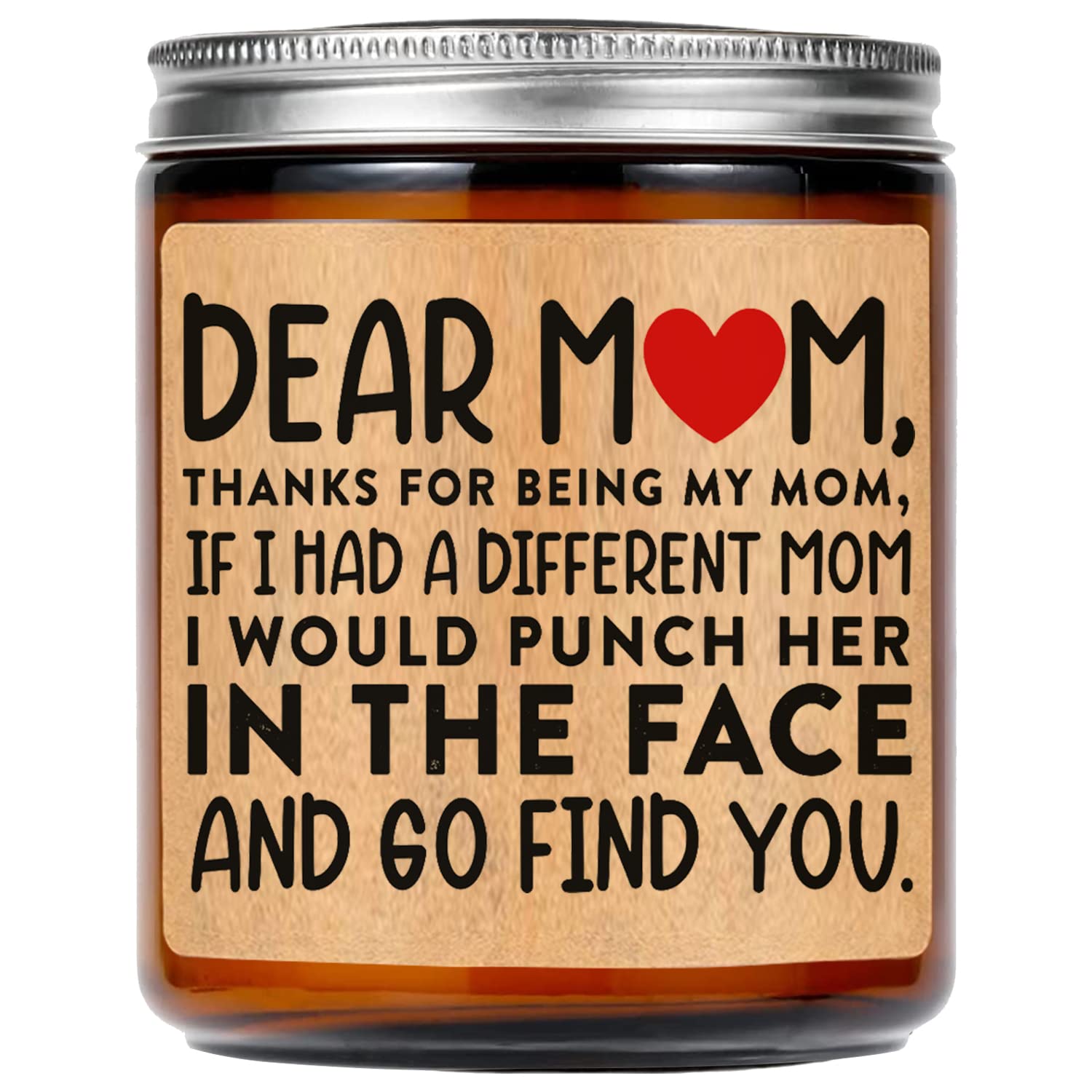 Gifts for Mom from Daughter,Son - Mom Birthday Gifts - Birthday Gifts for Mom - Mothers Day Gifts for Mom, Mom Gifts for Step Mom,Mother in Law,Elderly Mom - Soy Wax Candles (Soy Wax, Dear Mom)