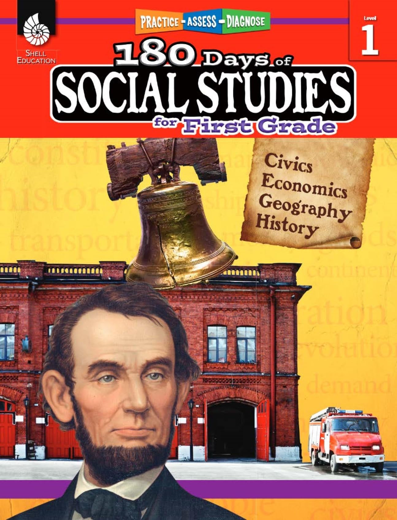 180 Days: Social Studies, Early Elementary Social Studies for 1st Grade Practice Workbook for Classroom and Home, Cool and Fun Practice Created by Teachers (180 Days of Practice)