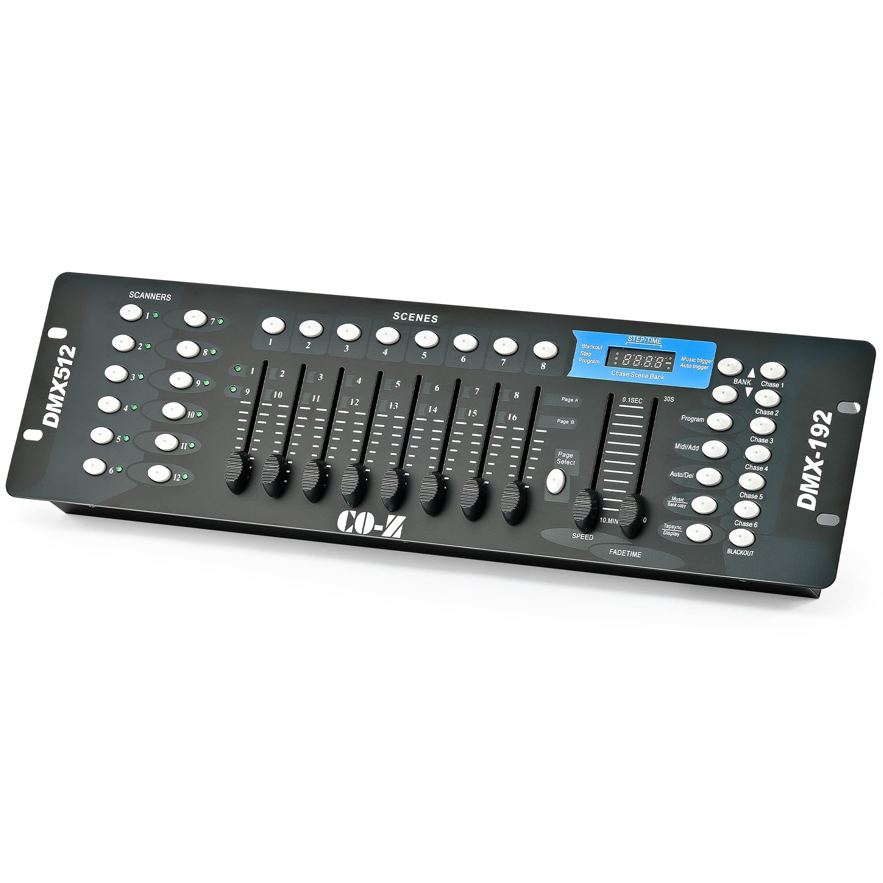 CO-Z 192 DMX 512 Stage DJ Light Controller Lighting Mixer Board Console for Light Shows, Party Disco Pub Night Club DJs KTV Bars and Moving Heads