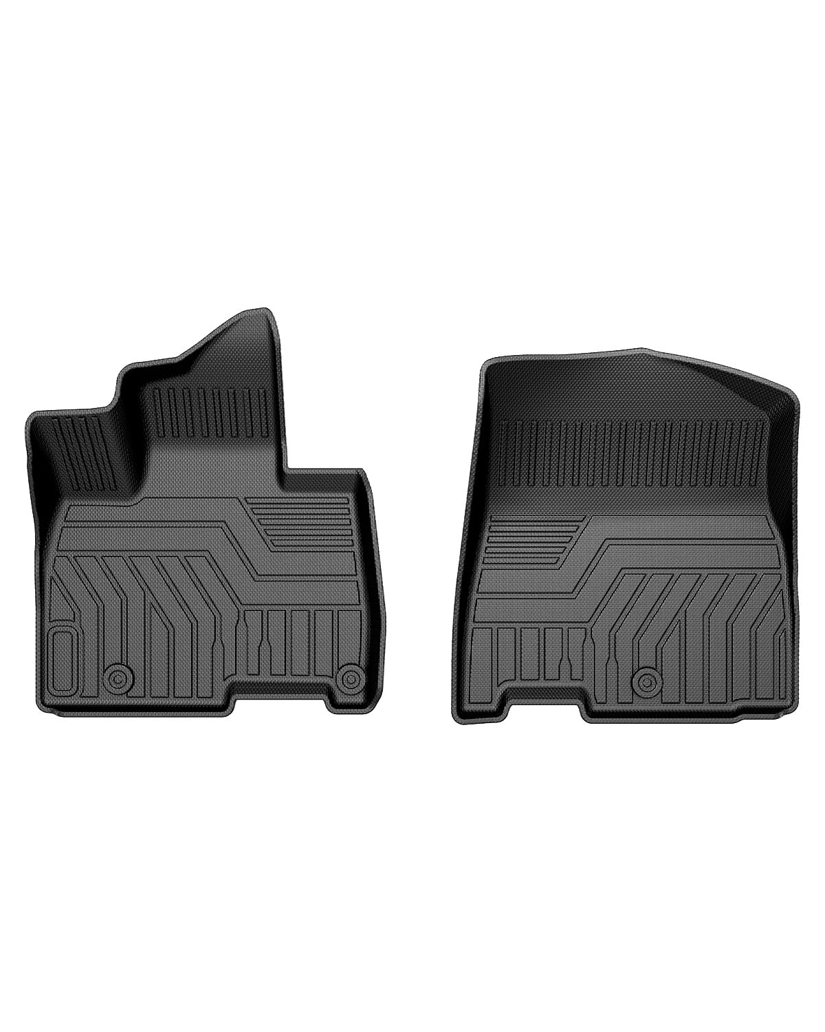 Mixsuper 1st Row Floor Mats for Kia Carnival 2022-2025 (Fits All Models) All Weather Floor Liners First Row Mat Set Black