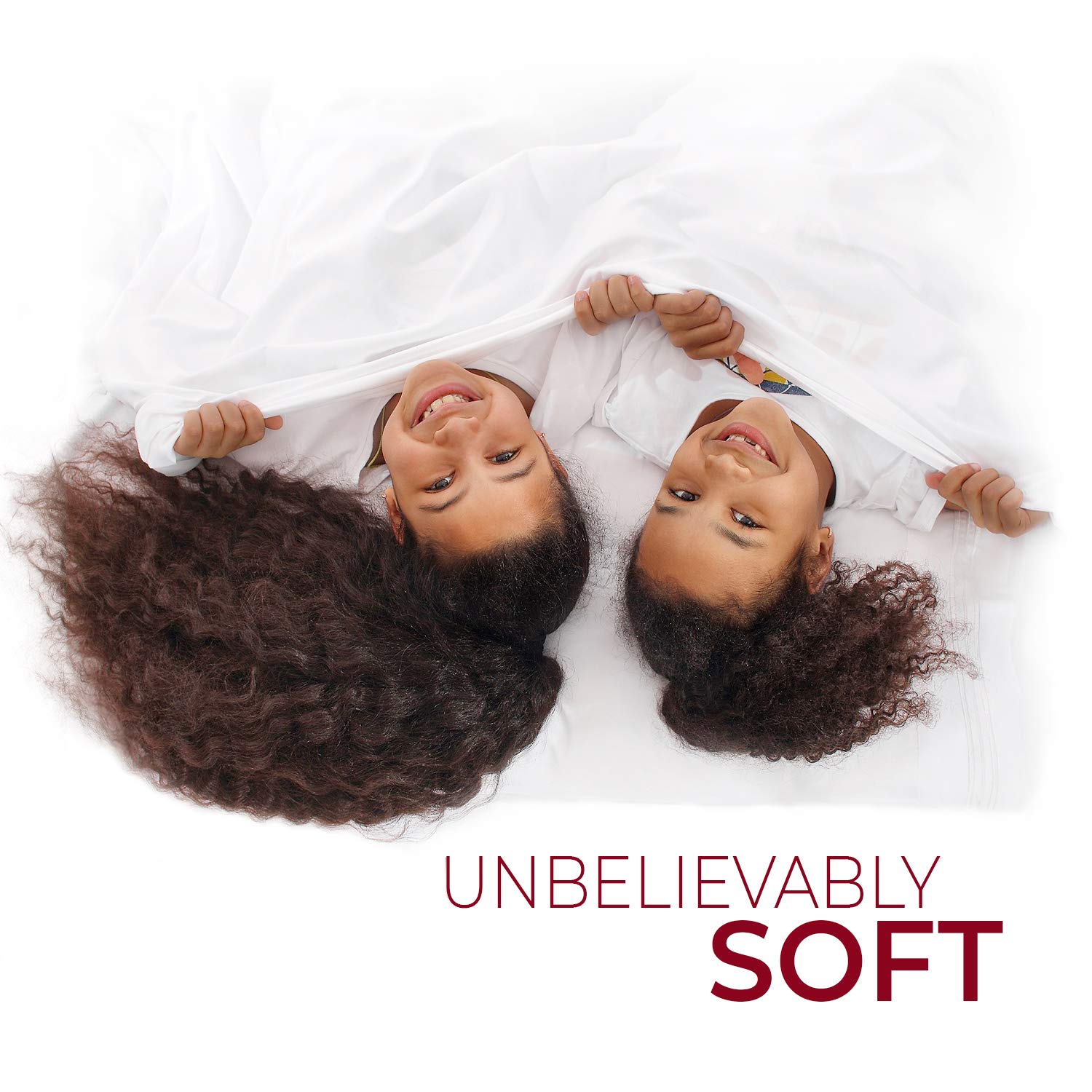 Mellanni Extra Deep Pocket Sheet Set + Waterproof Mattress Pad Bundle - Queen, Gray & White