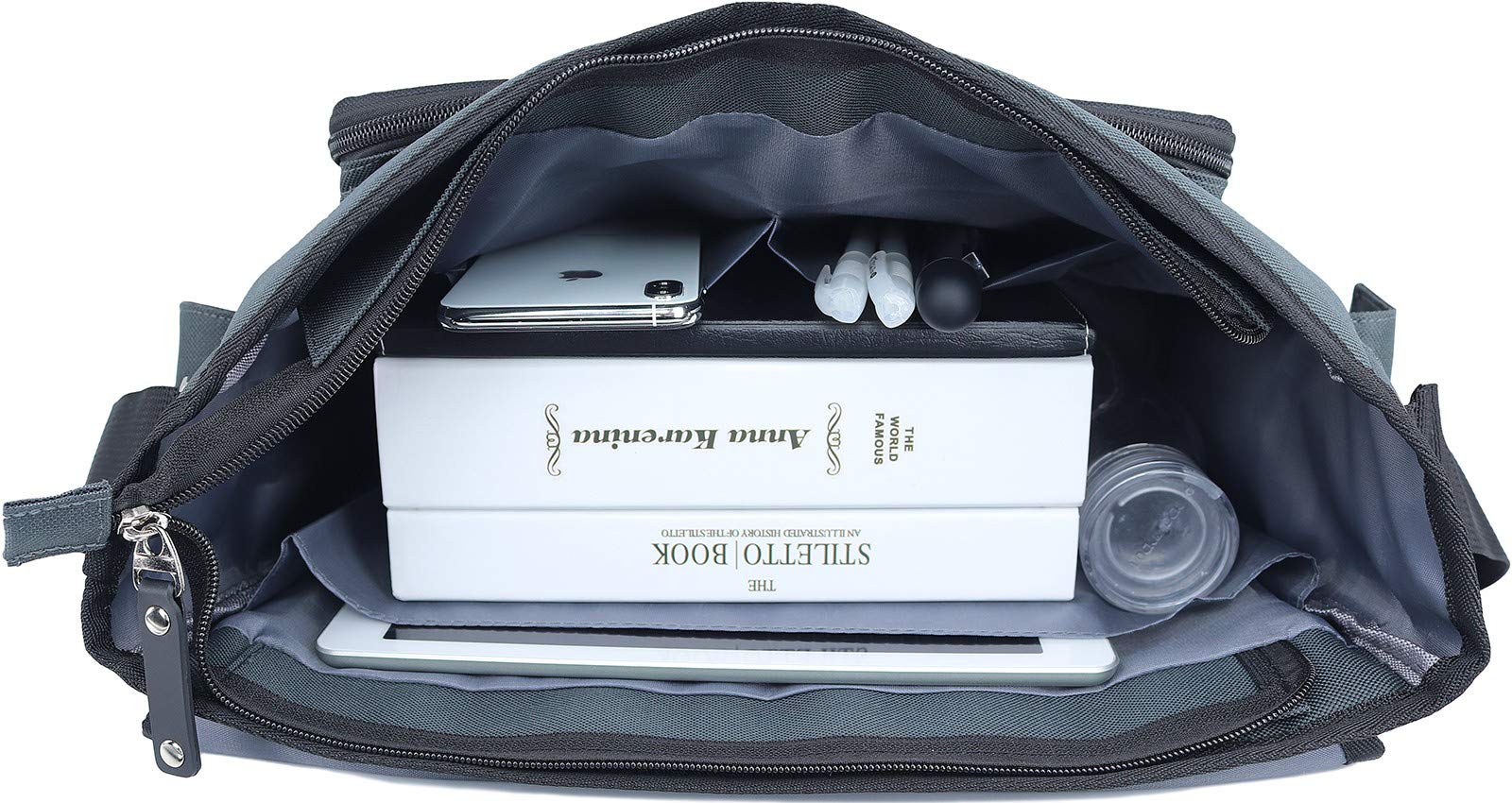 Roffatide Anime Messenger Bag Crossbody Bag Oxford Shoulder Bag Satchel Schoolbag