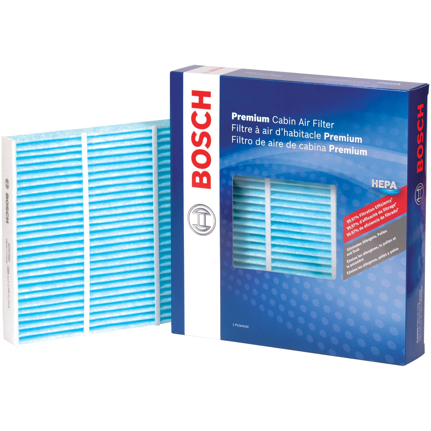 BOSCH 6044C HEPA Cabin Air Filter - Compatible with Select Mercedes-Benz ML320, ML350, ML430, ML500, ML55 AMG