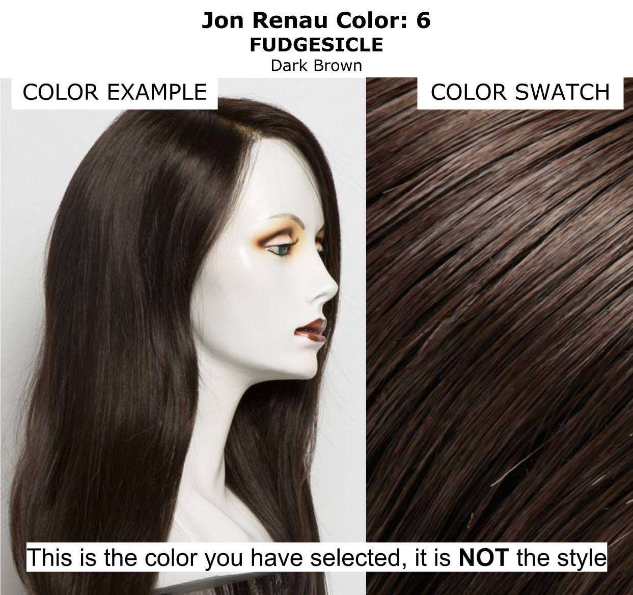 Bundle - 4 Items: Miranda Lite Wig by Jon Renau, Christy's Wigs Q & A Booklet, Synthetic Shampoo & Wide Tooth Comb - Color: 6