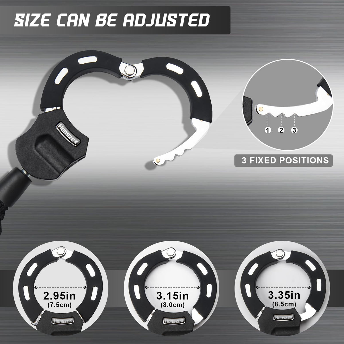 Honszex Scooter Lock, Bike Locks High Security with Key, 36.22inch Multi-Color Heavy Duty Bike Lock Chain, Accessories for e-Bikes & e-Scooters, Lock for Bicycle, E-Bike, Electric Scooter