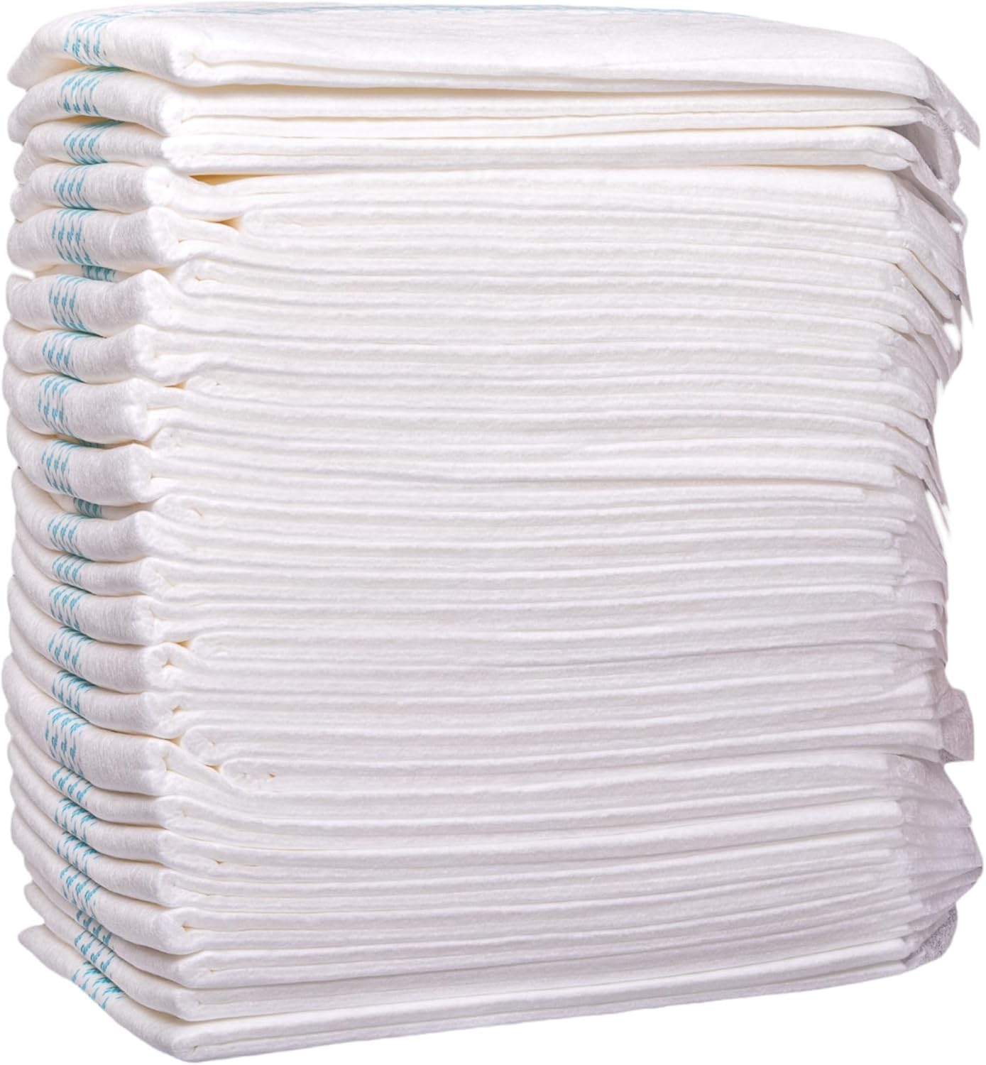 Adult Incontinence Booster Pads Extra Absorbent with Adhesive [Large 3.5''x11.5''] Protection for Men and Women - Soft Disposable Diaper Top Liner Pad - Comfortable 3.5x11.5 inches (24)