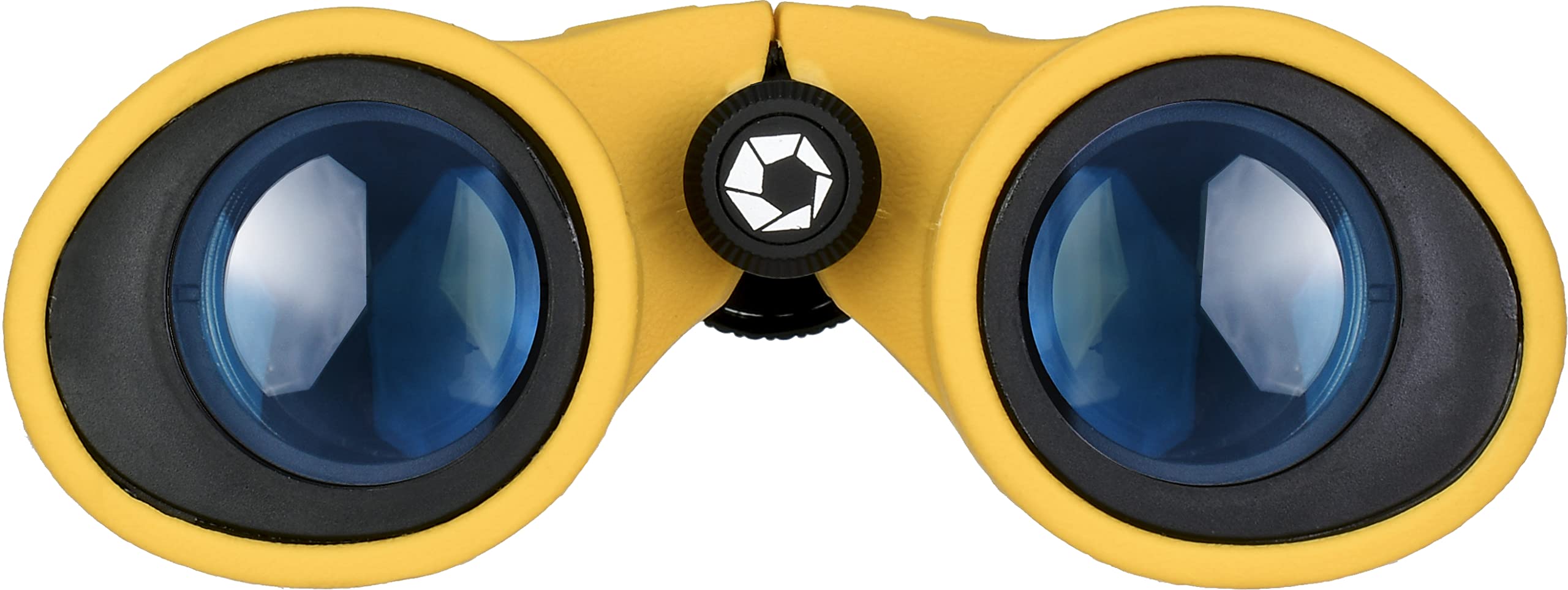 BARSKA 10x30 WP Floatmaster Binoculars (Blue Lens, Yellow) (AB11092)