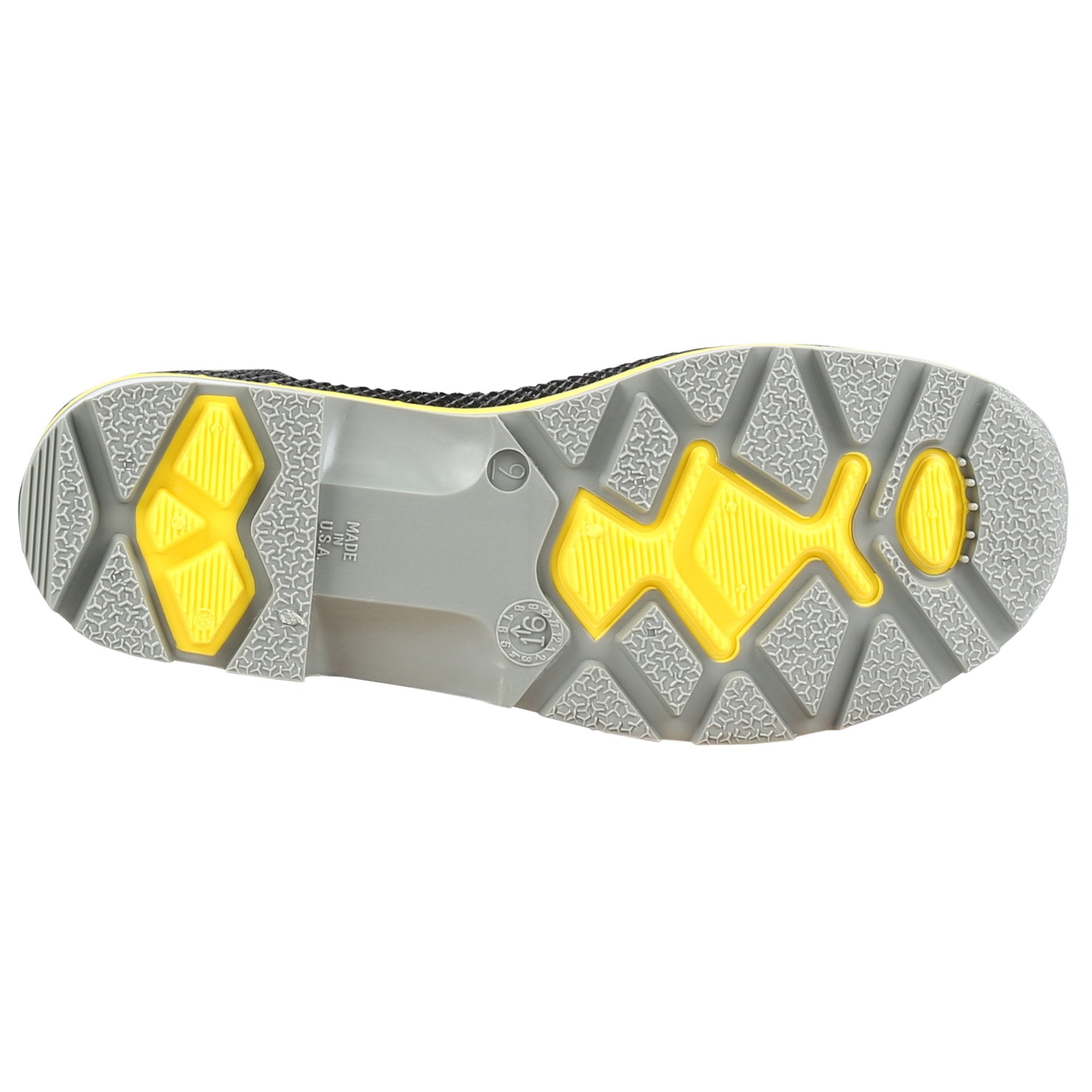 Servus by Honeywell XTP 15"" PVC Chemical-Resistant Steel Toe Men's Work Boots, Black, Yellow & Gray, 10